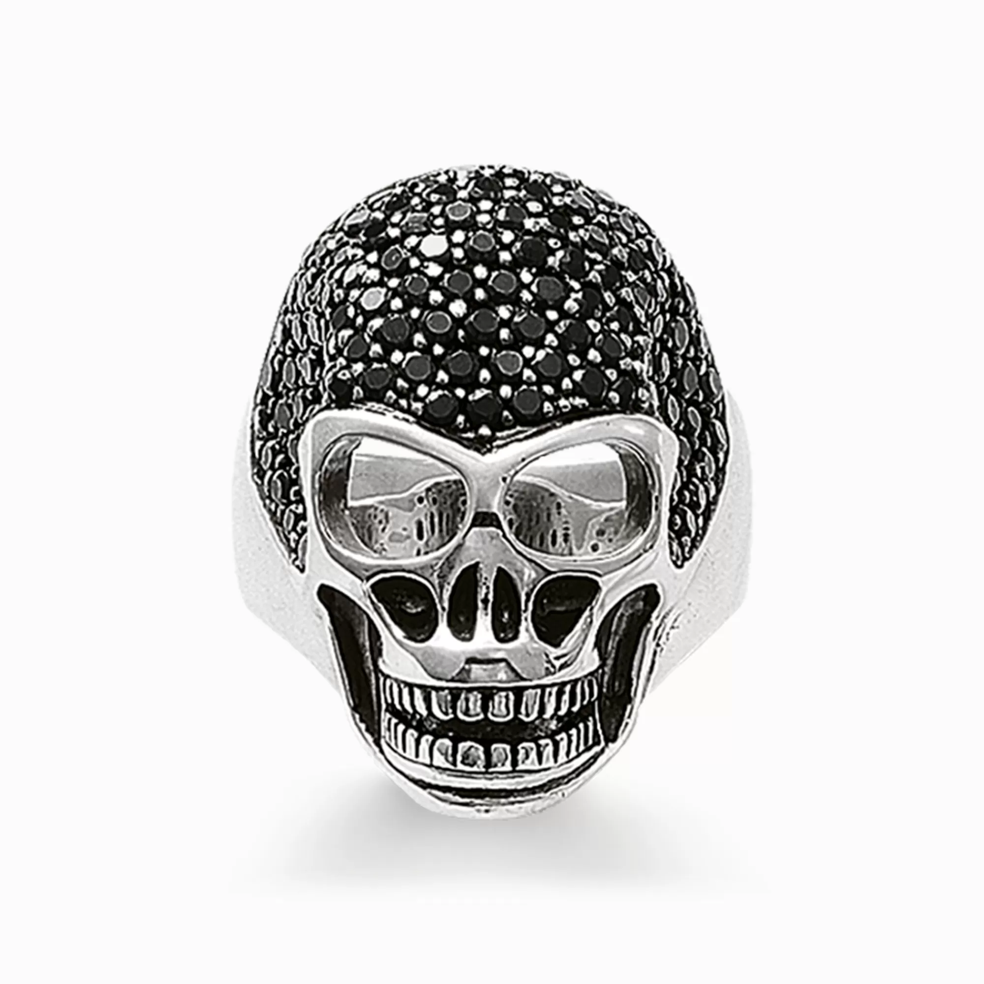 Online Anillo calavera de pavé Mujer Anillos | Anillos