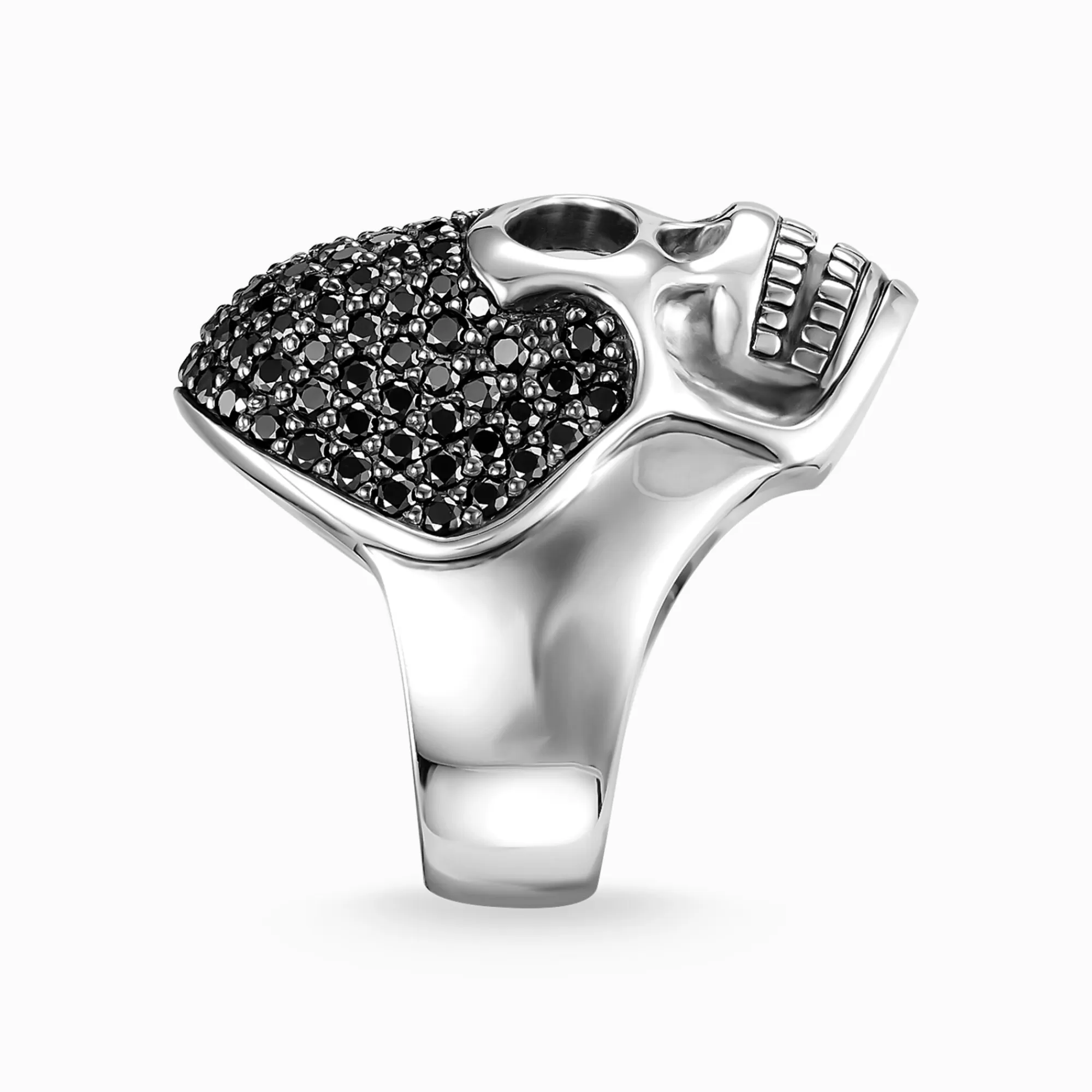 Online Anillo calavera de pavé Mujer Anillos | Anillos