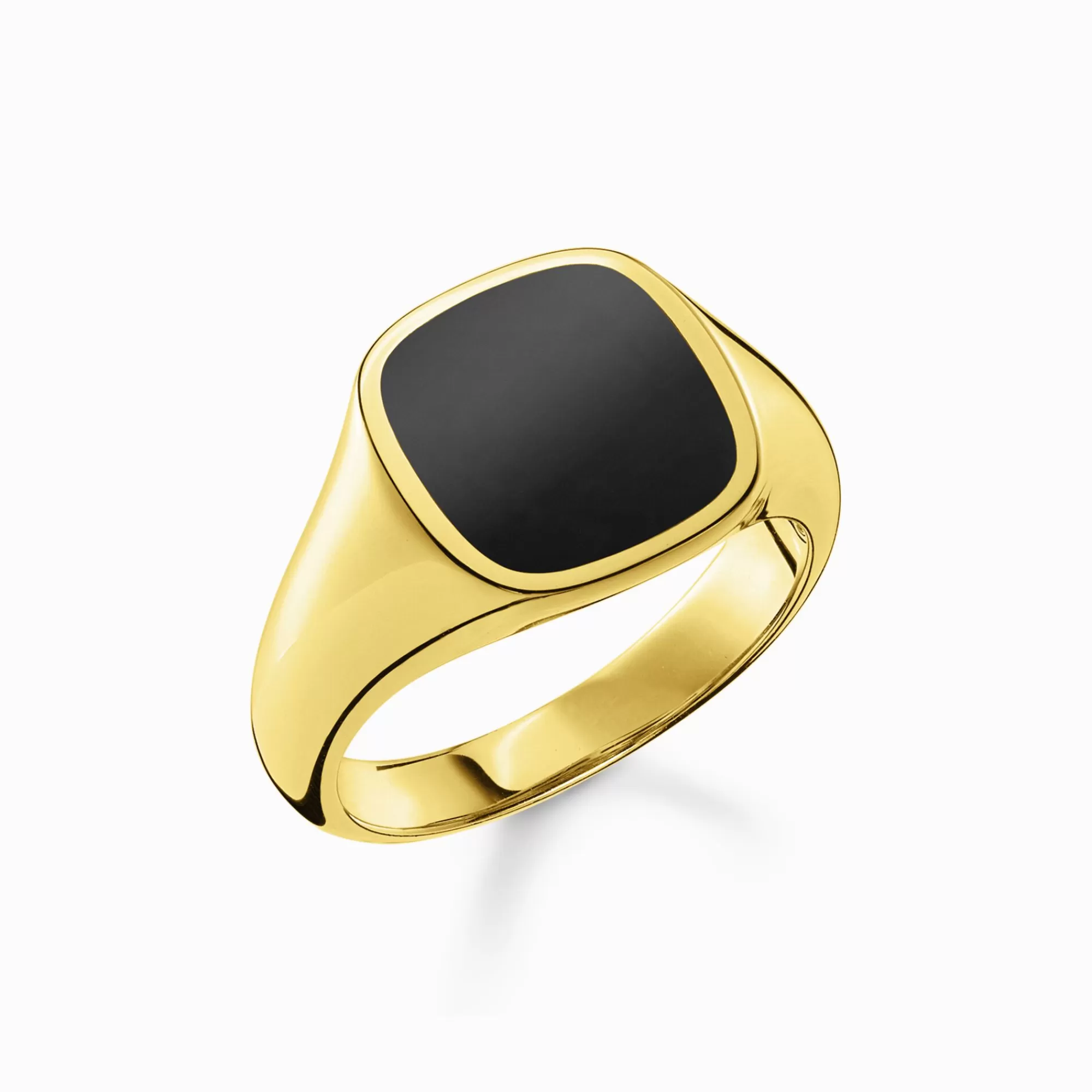 Flash Sale Anillo clásica negro-oro Mujer Anillos | Anillos