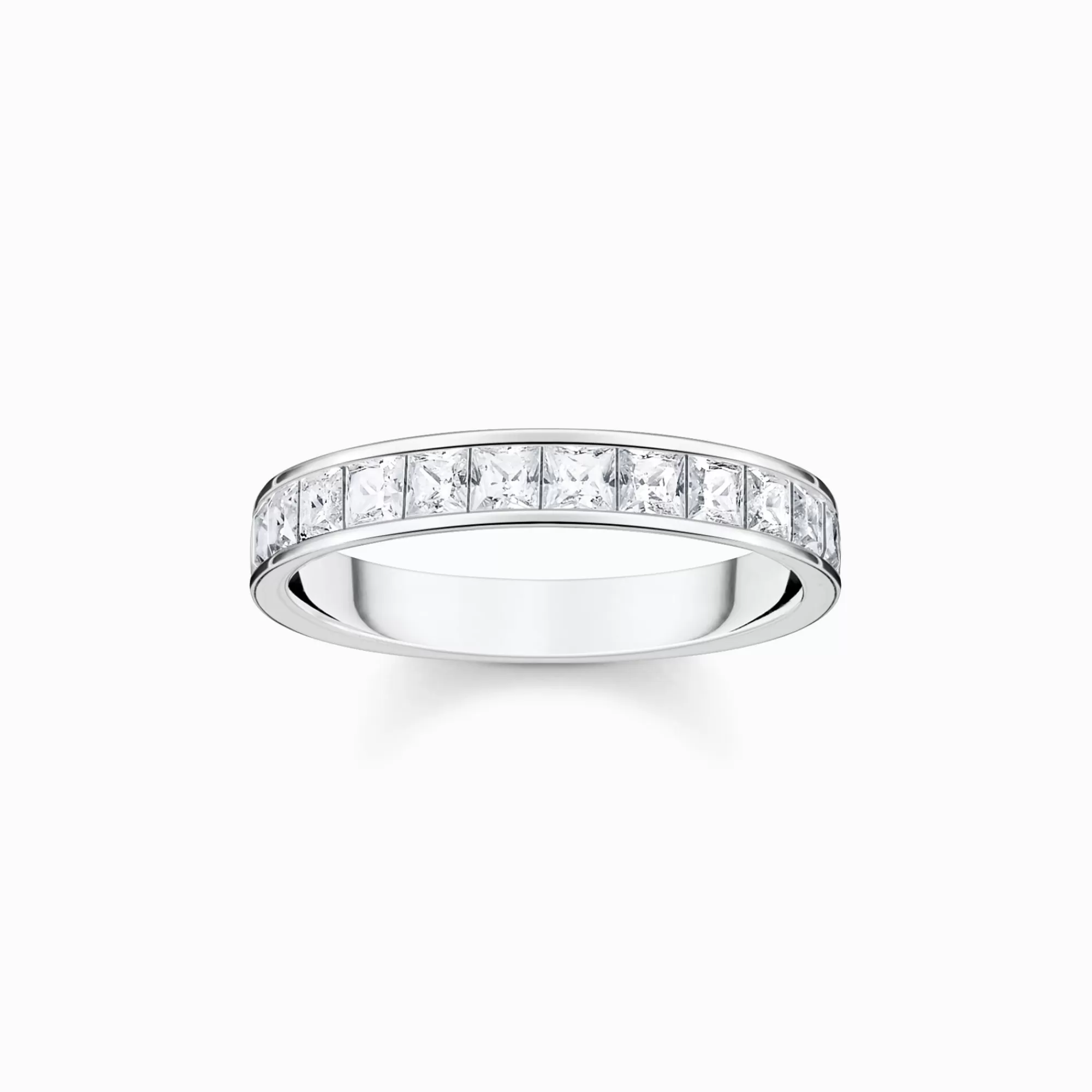 Flash Sale Anillo con piedras blancas pavé plata Mujer Anillos | Plata 925