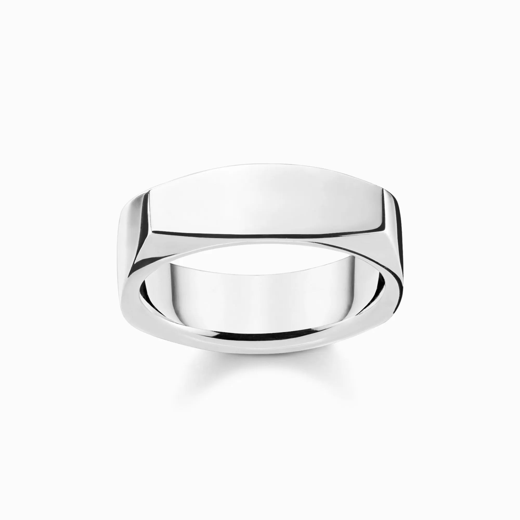 Fashion Anillo cuadrado plata Mujer Anillos | Anillos