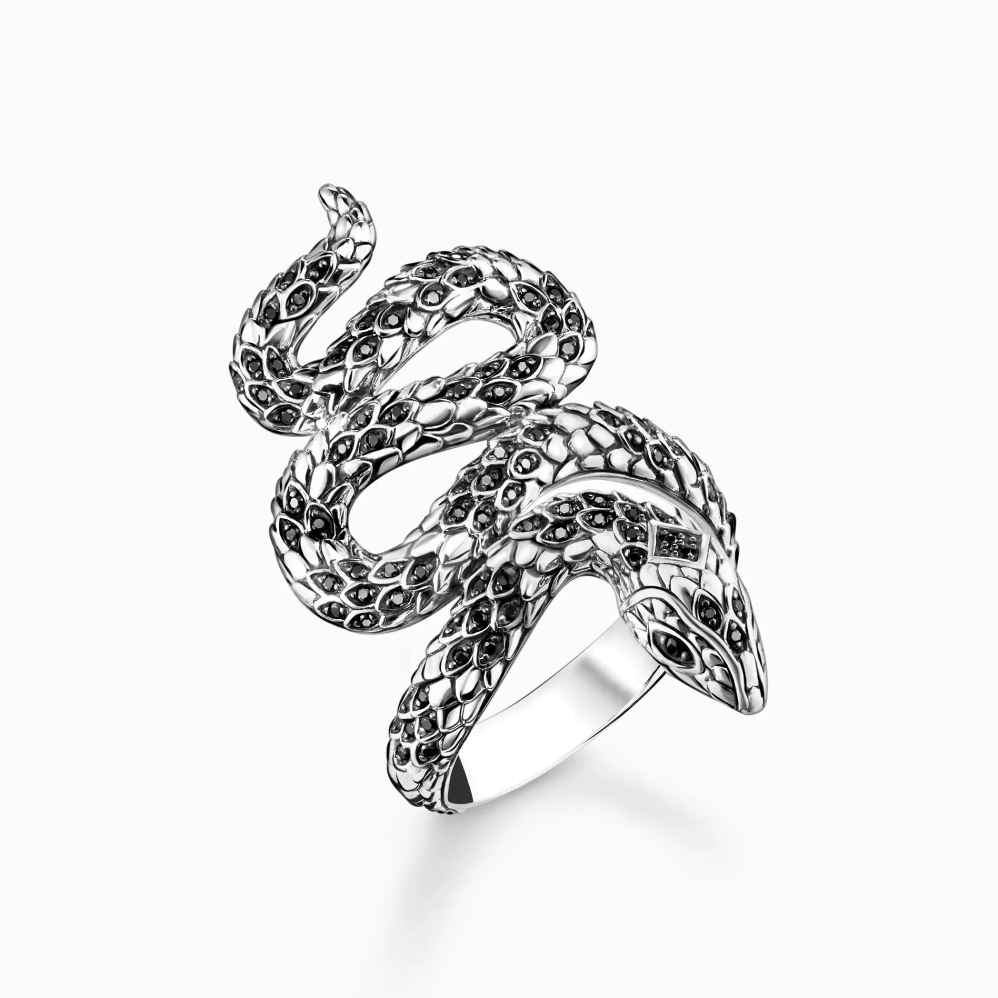 Hot Anillo ennegrecida serpiente Mujer Anillos | Anillos