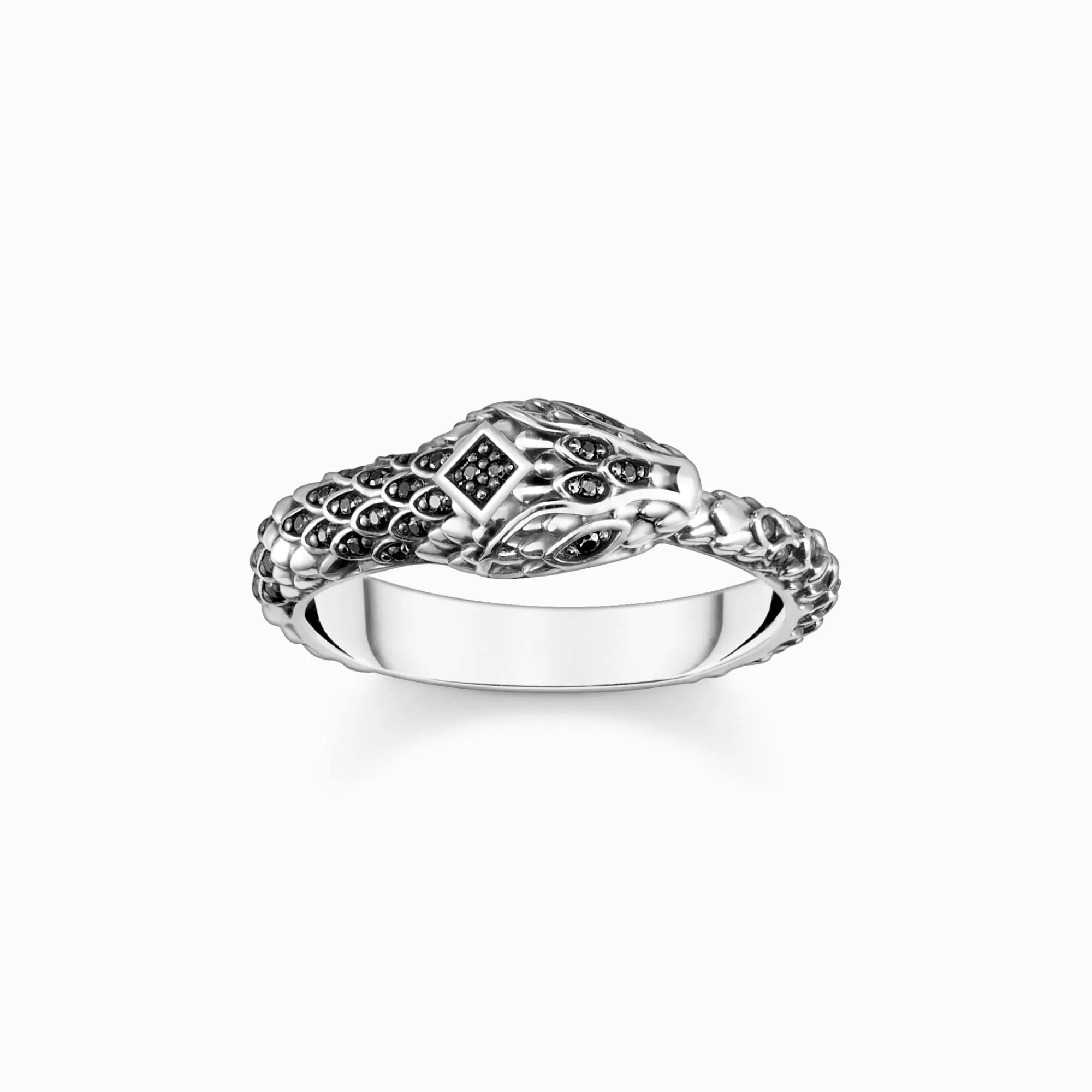 Fashion Anillo ennegrecida serpiente Mujer Anillos | Anillos