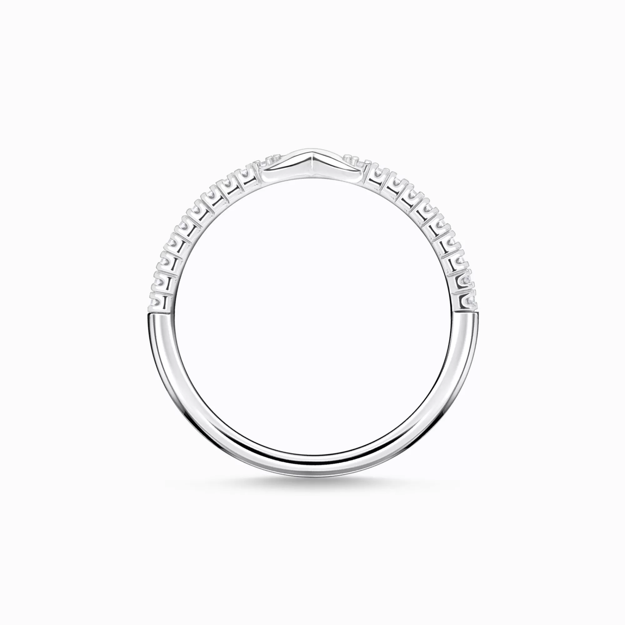 Best Anillo infinita con piedras blancas plata Mujer Anillos | Plata 925