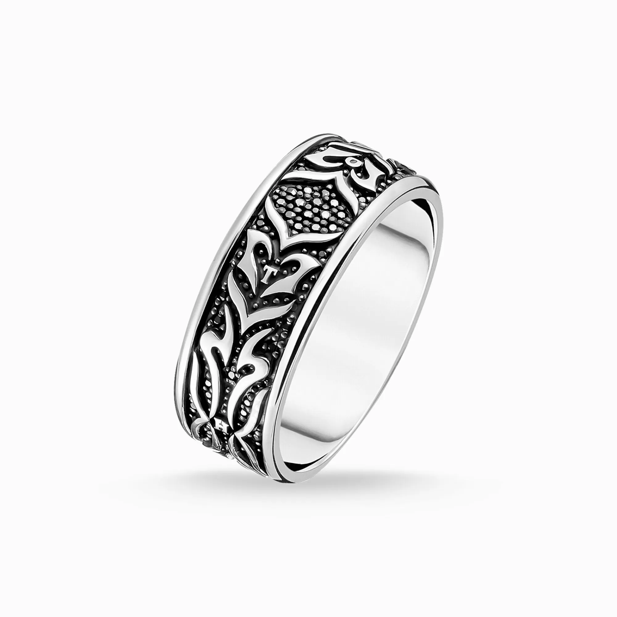 New Anillo motivo tigre negro Mujer Anillos | Anillos