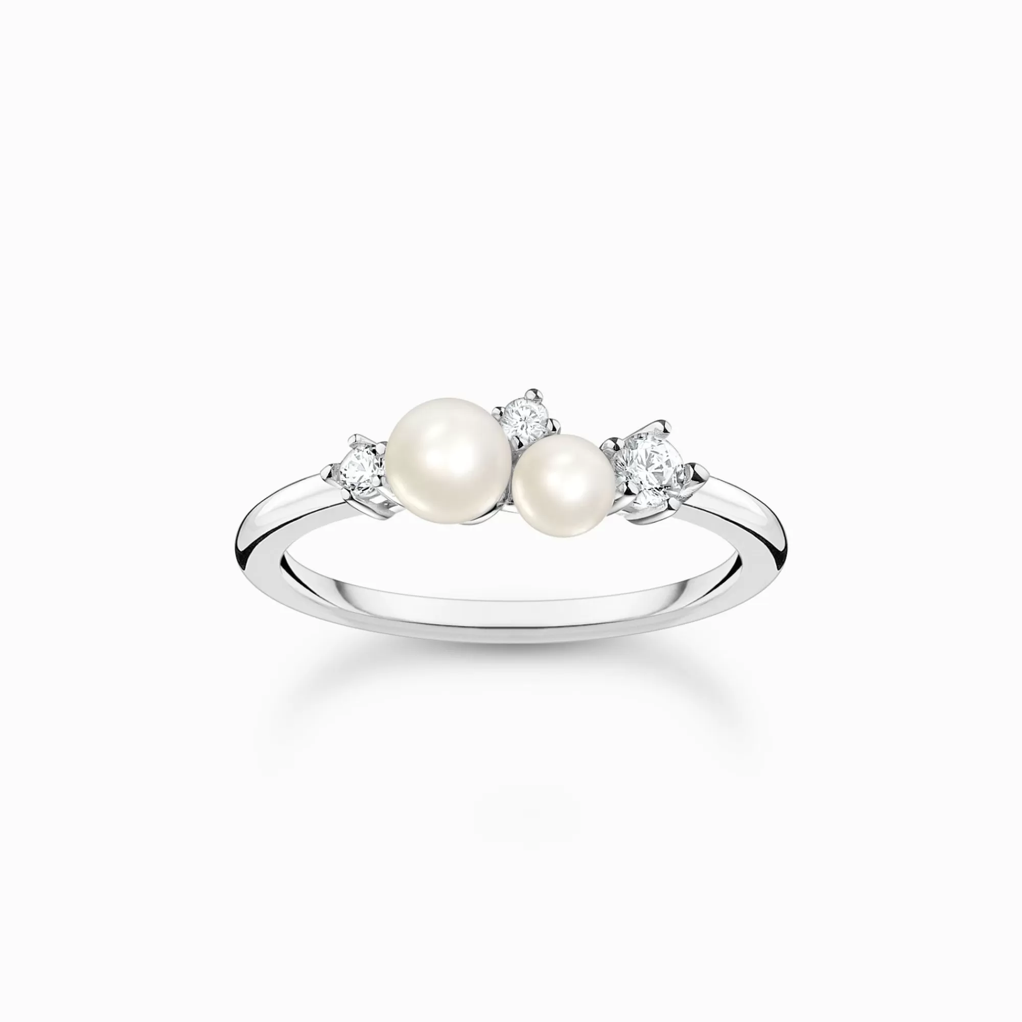 Best Anillo perlas con piedras blancas plata Mujer Anillos | Plata 925