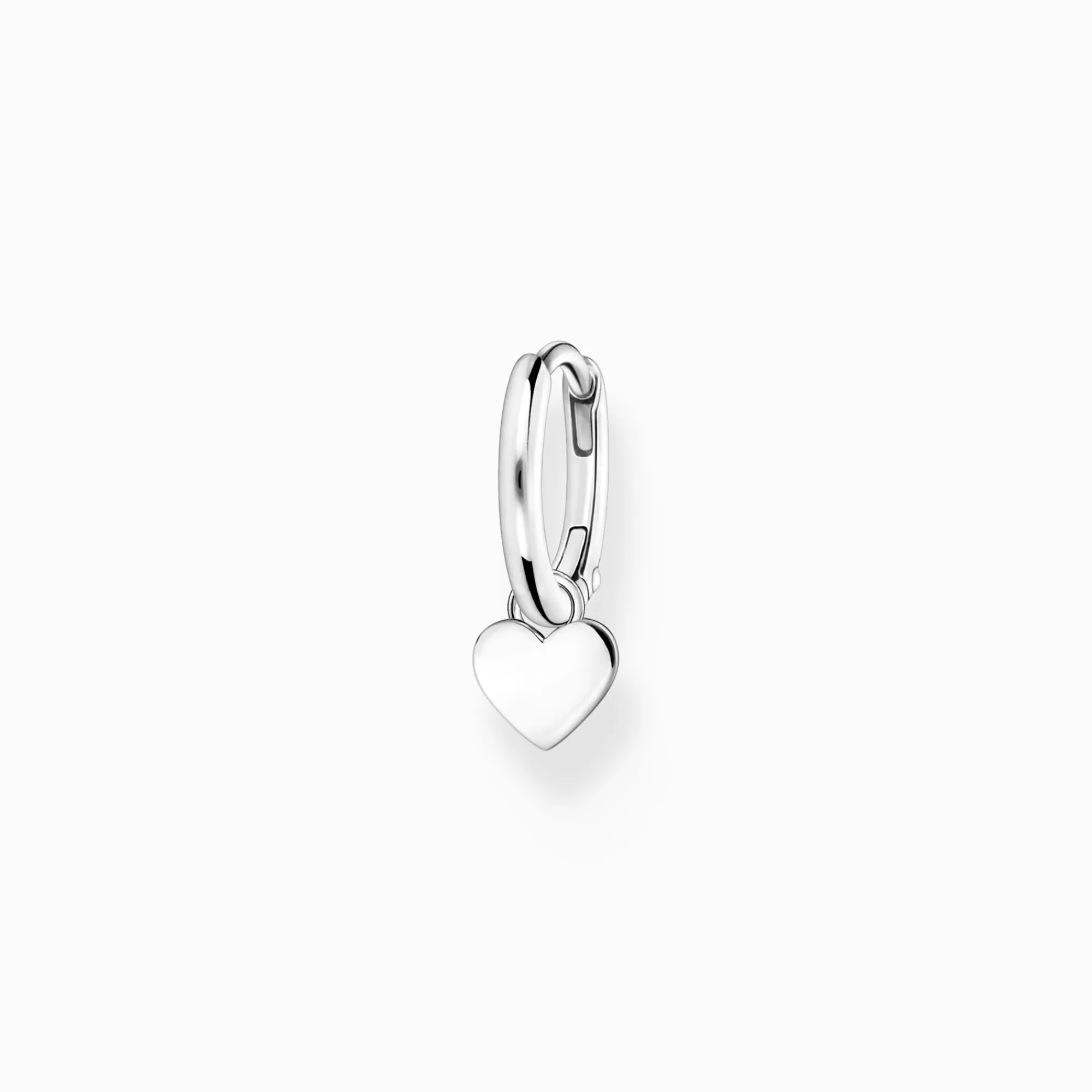 Flash Sale Aro con colgante de corazón plata Mujer Aros | Plata 925