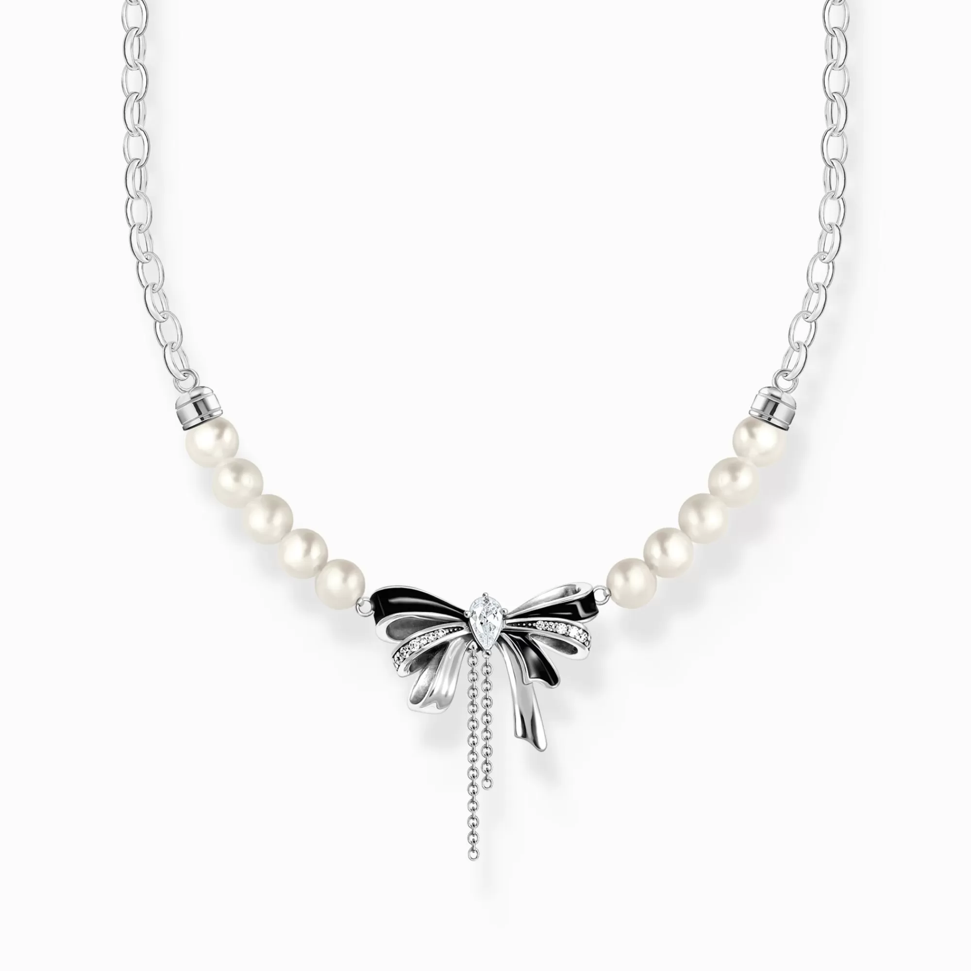 Hot Cadena con perlas Lovely Romance plata Mujer Cadenas | Plata 925