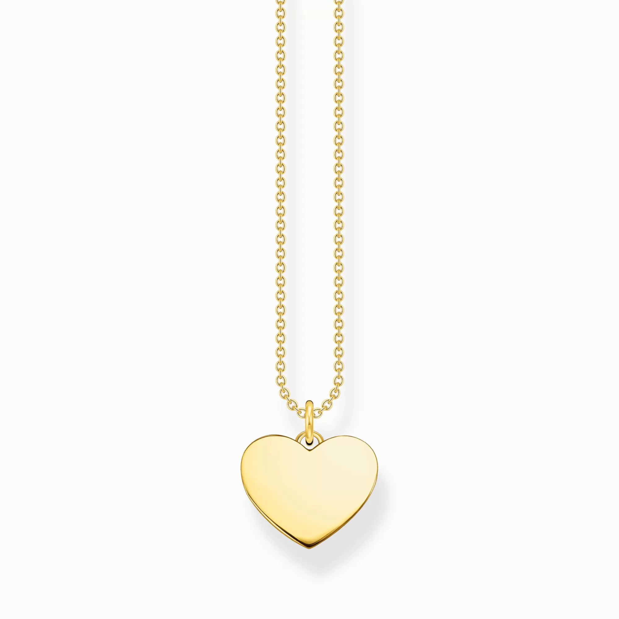 Online Cadena corazón oro Mujer Cadenas | Baño De Oro De 18 Quilates - Plata 925