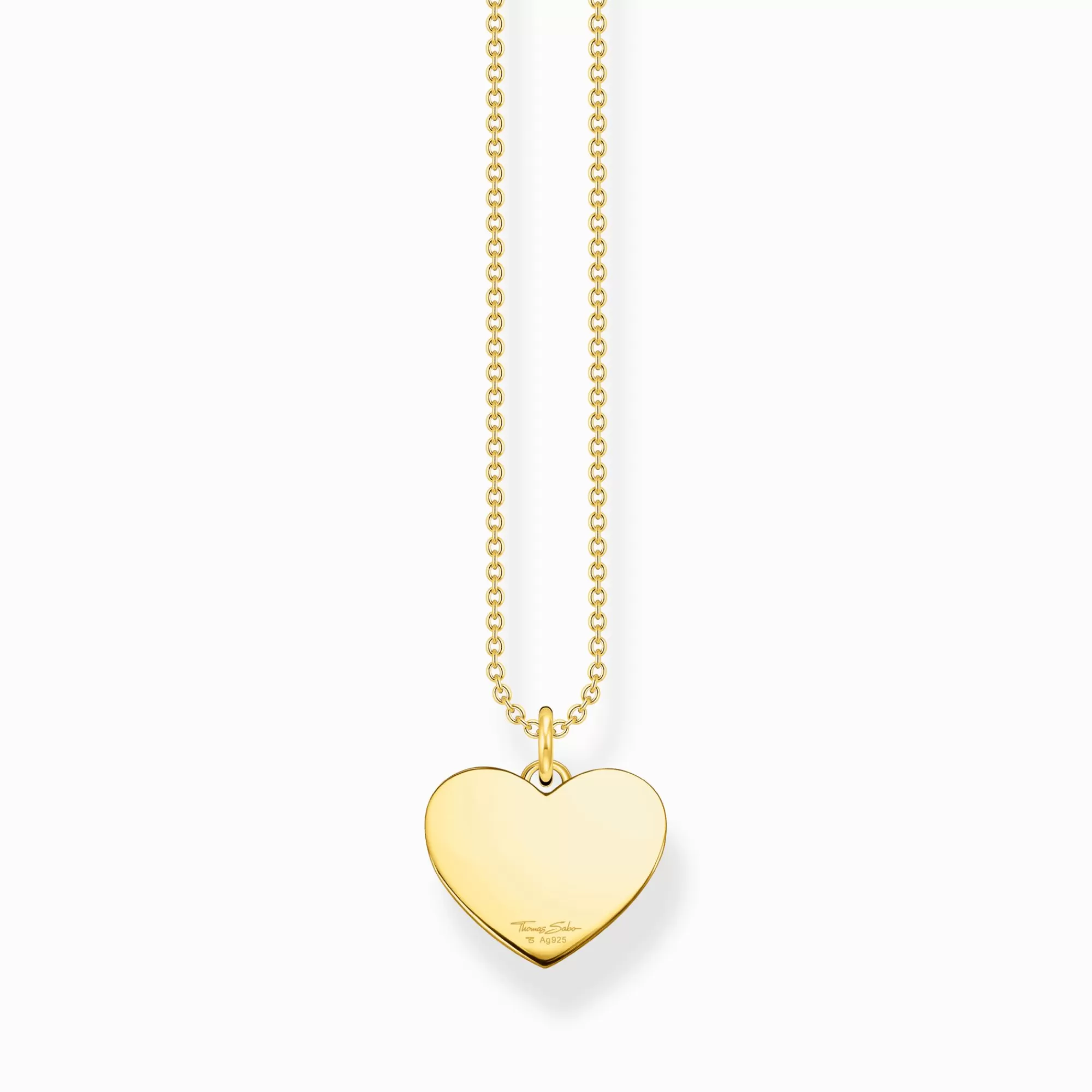 Online Cadena corazón oro Mujer Cadenas | Baño De Oro De 18 Quilates - Plata 925