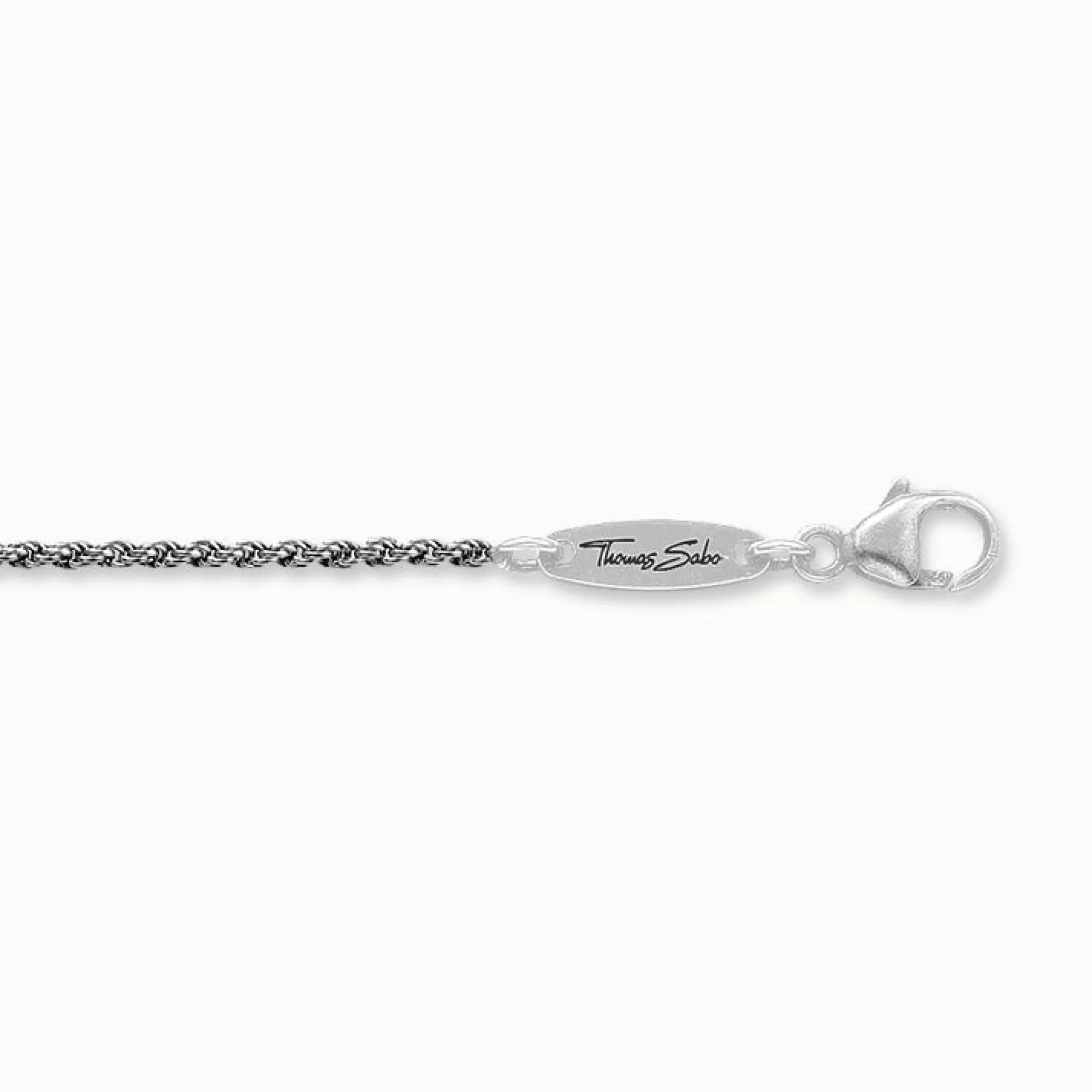 Outlet Cadena cordel ennegrecida Grosor 1,1 mm Mujer Cadenas | Plata 925