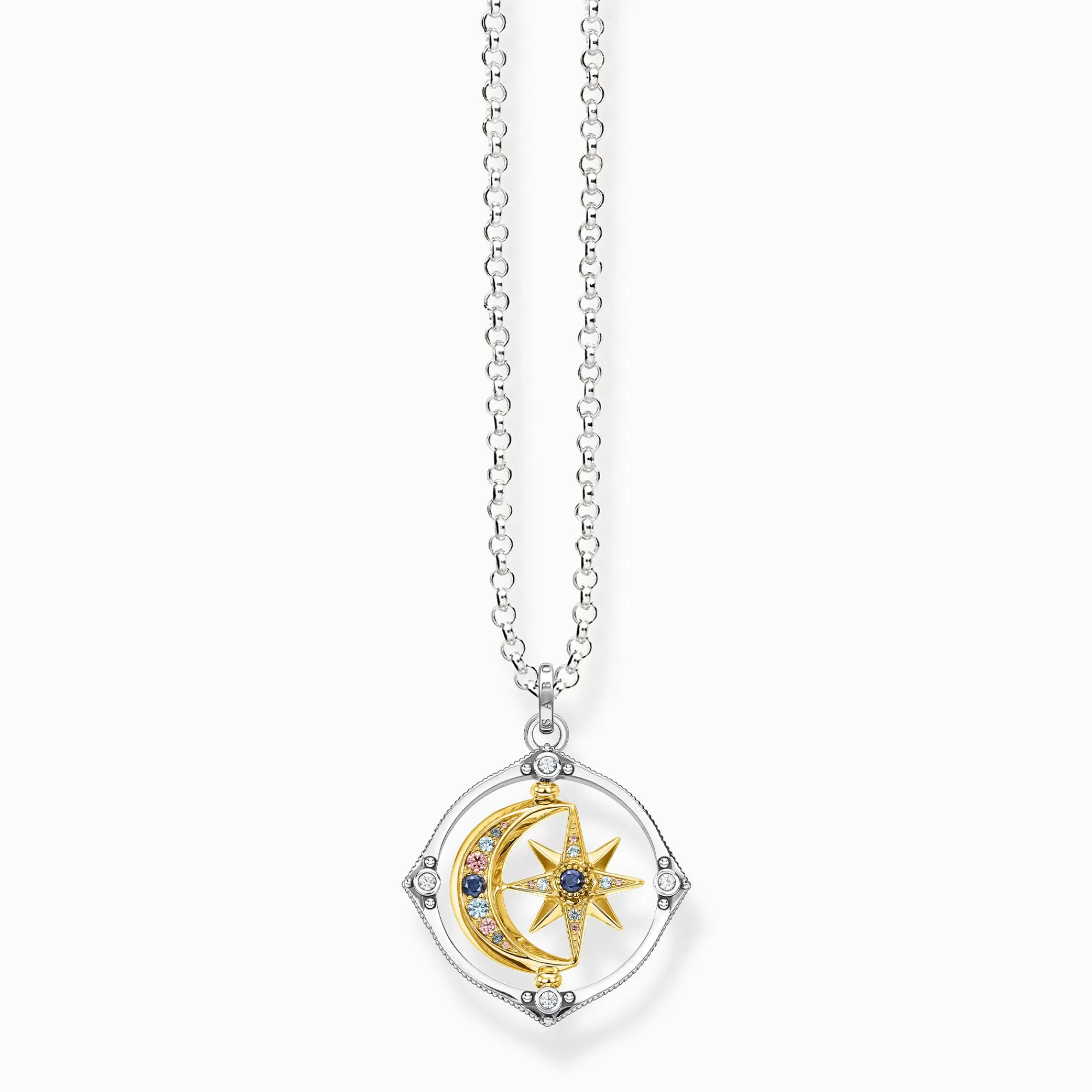 Flash Sale Cadena estrella & luna oro Mujer Cadenas | Baño De Oro De 18 Quilates - Plata 925