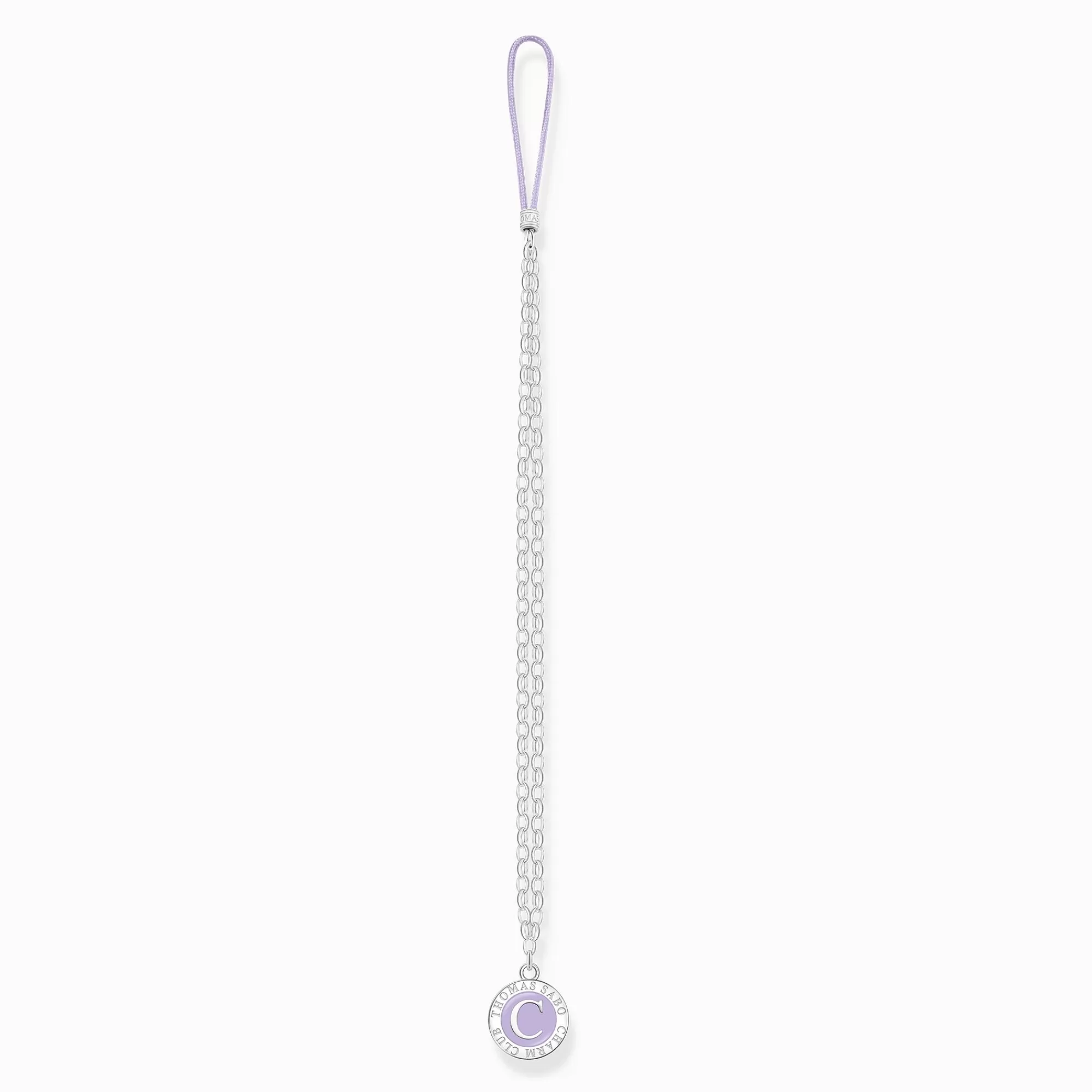 Discount Charm Club cadena larga para móvil con Charmista Coin plata Accesorios