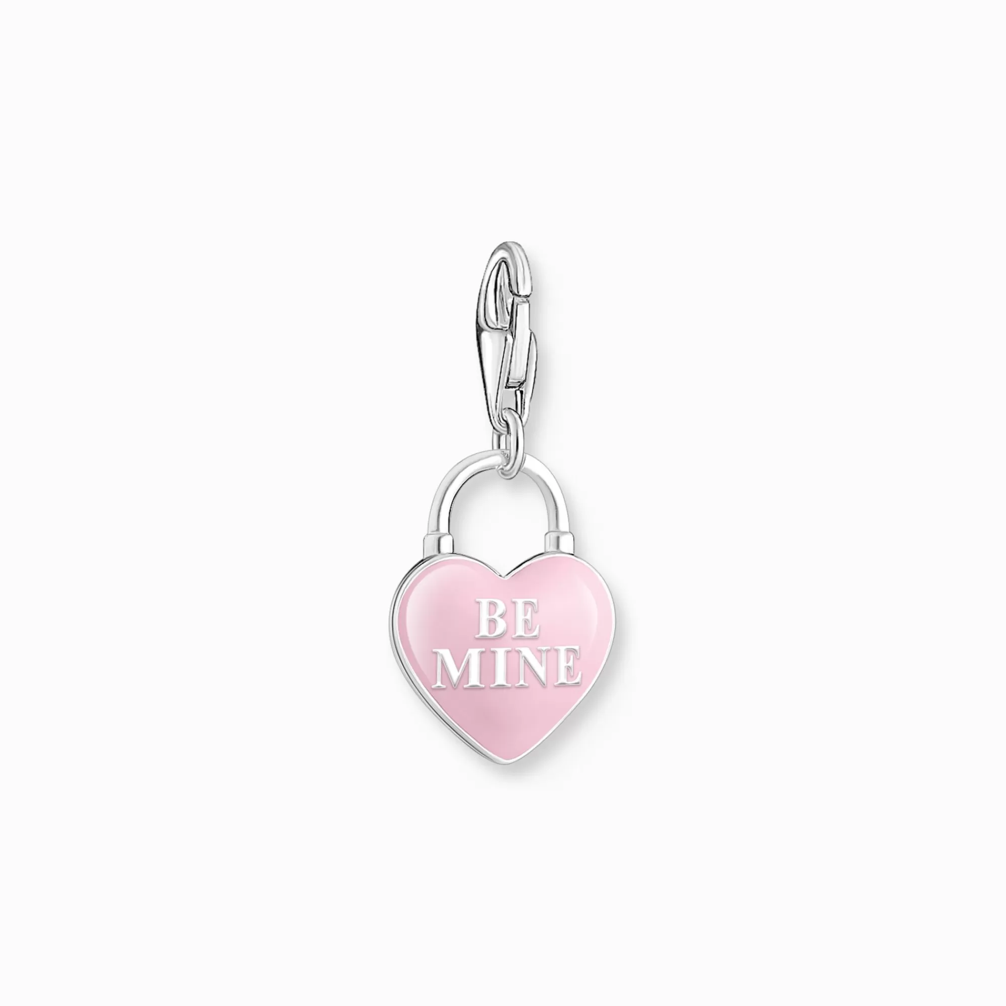 Cheap Charm de candado rosa en forma de corazón de plata Mujer Charms | Charms