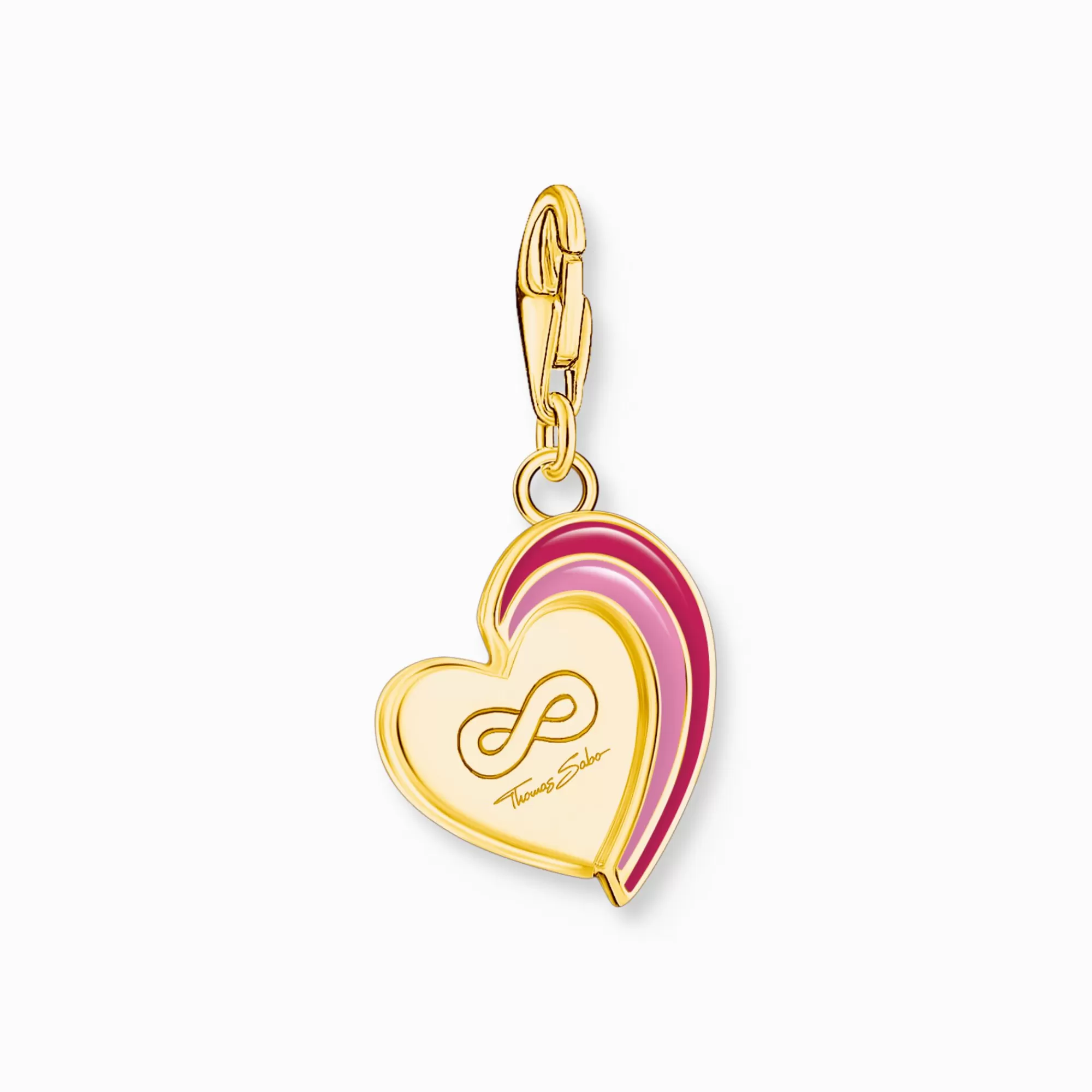 Sale Charm de corazón BEST FRIENDS con baño de oro Mujer Charms | Charms