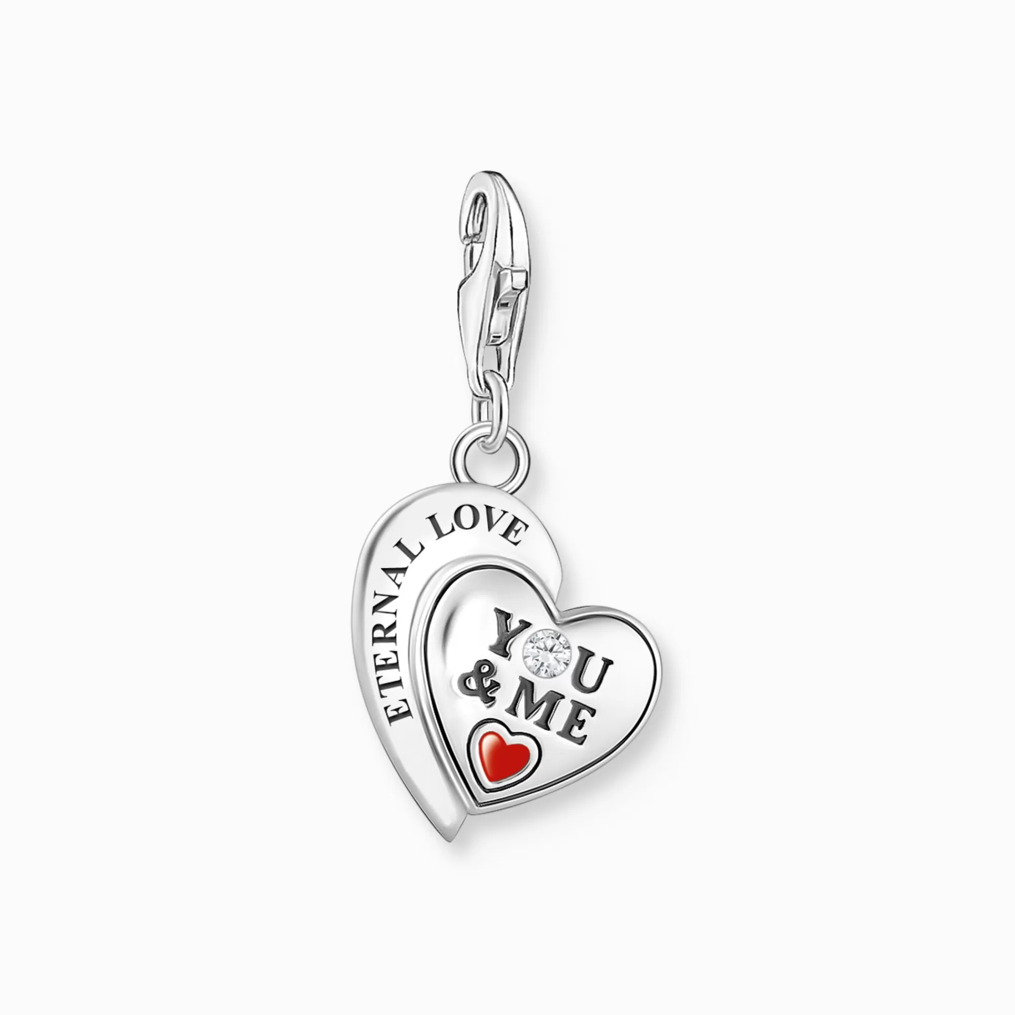 Cheap Charm de corazón YOU & ME de plata Mujer Charms | Charms