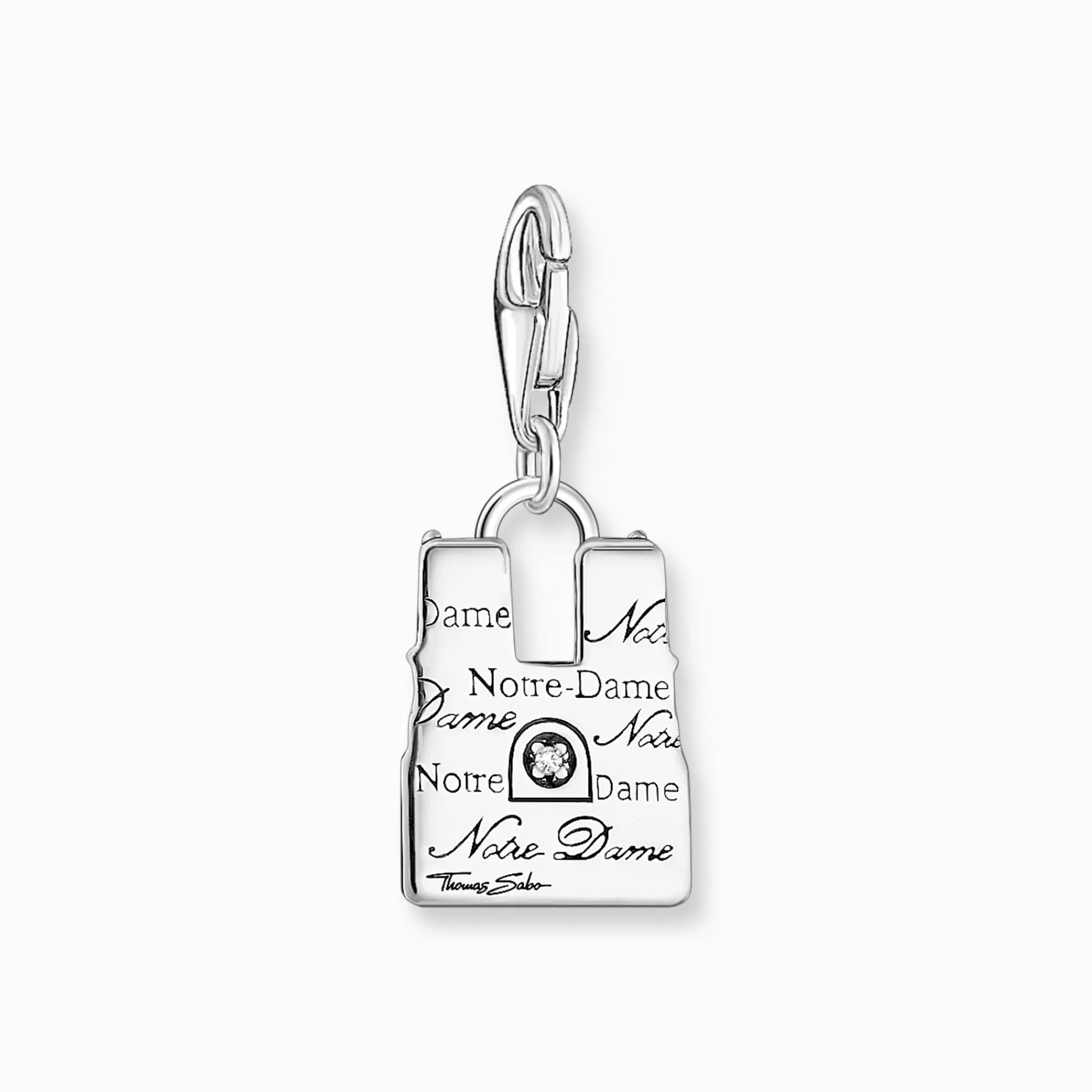 Flash Sale Charm de Notre Dame de plata Mujer Charms | Charms