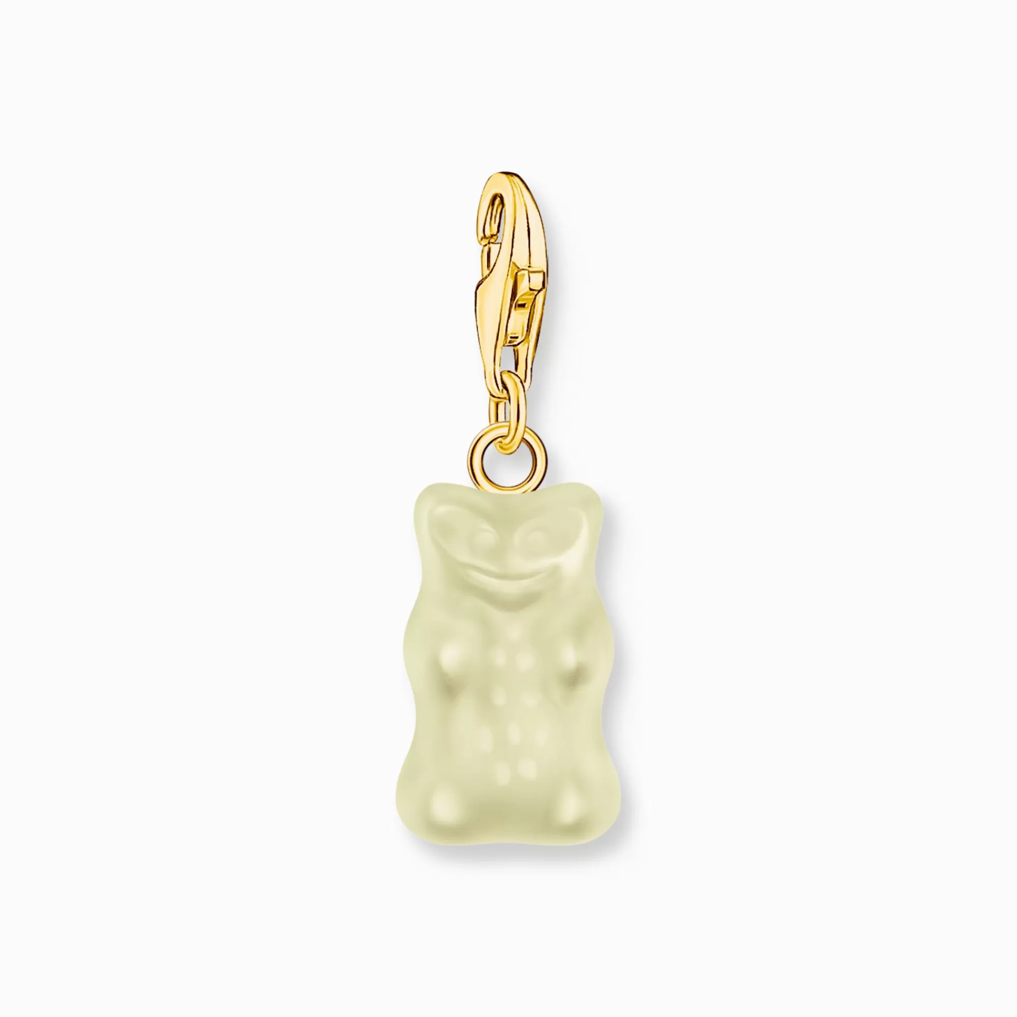 Store Charm de Osito de Oro blanco con baño de oro Charms | Blanco