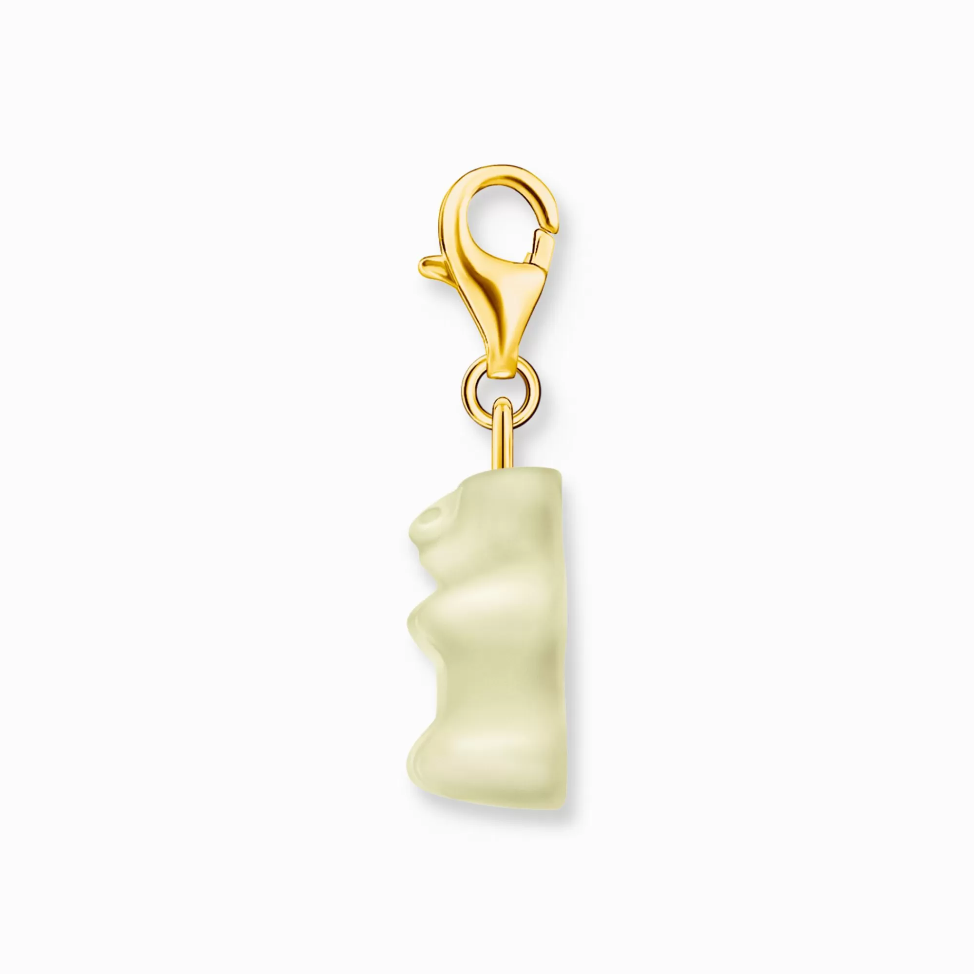 Store Charm de Osito de Oro blanco con baño de oro Charms | Blanco