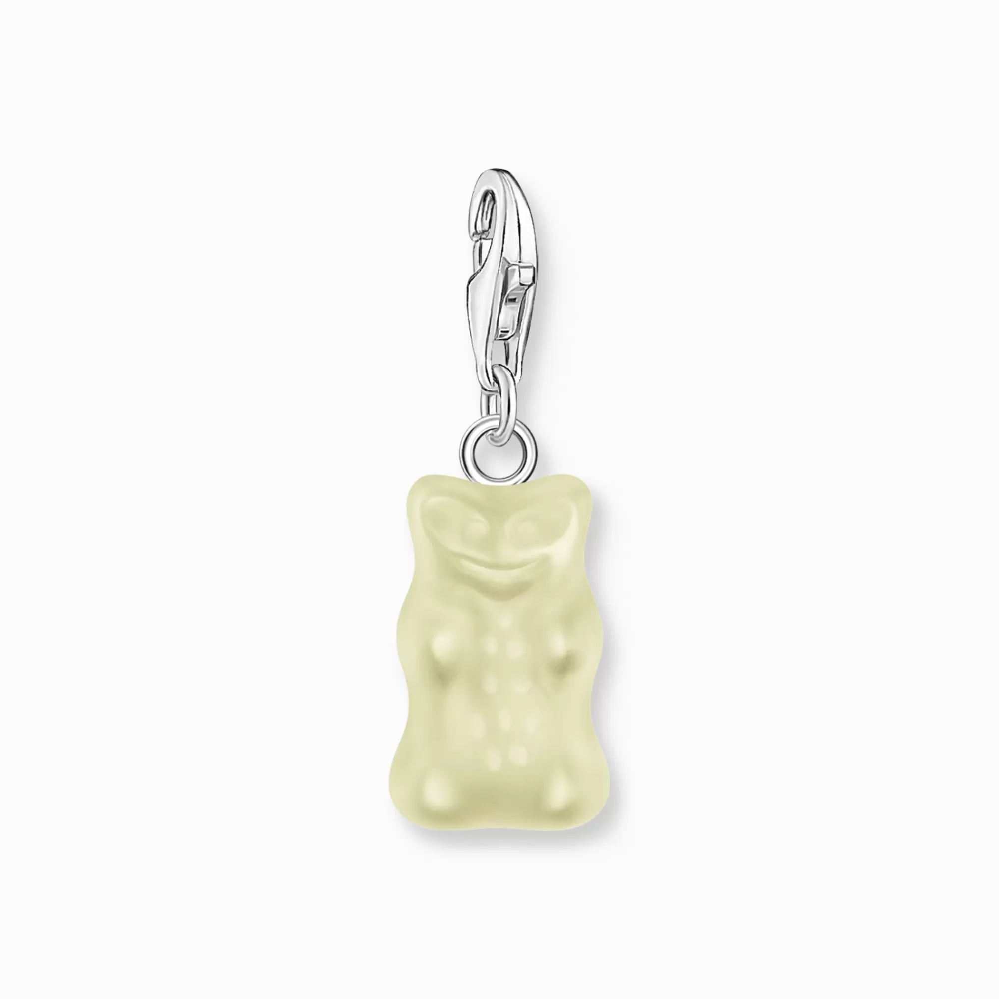 Fashion Charm de Osito de Oro blanco de plata Mujer Charms | Charms