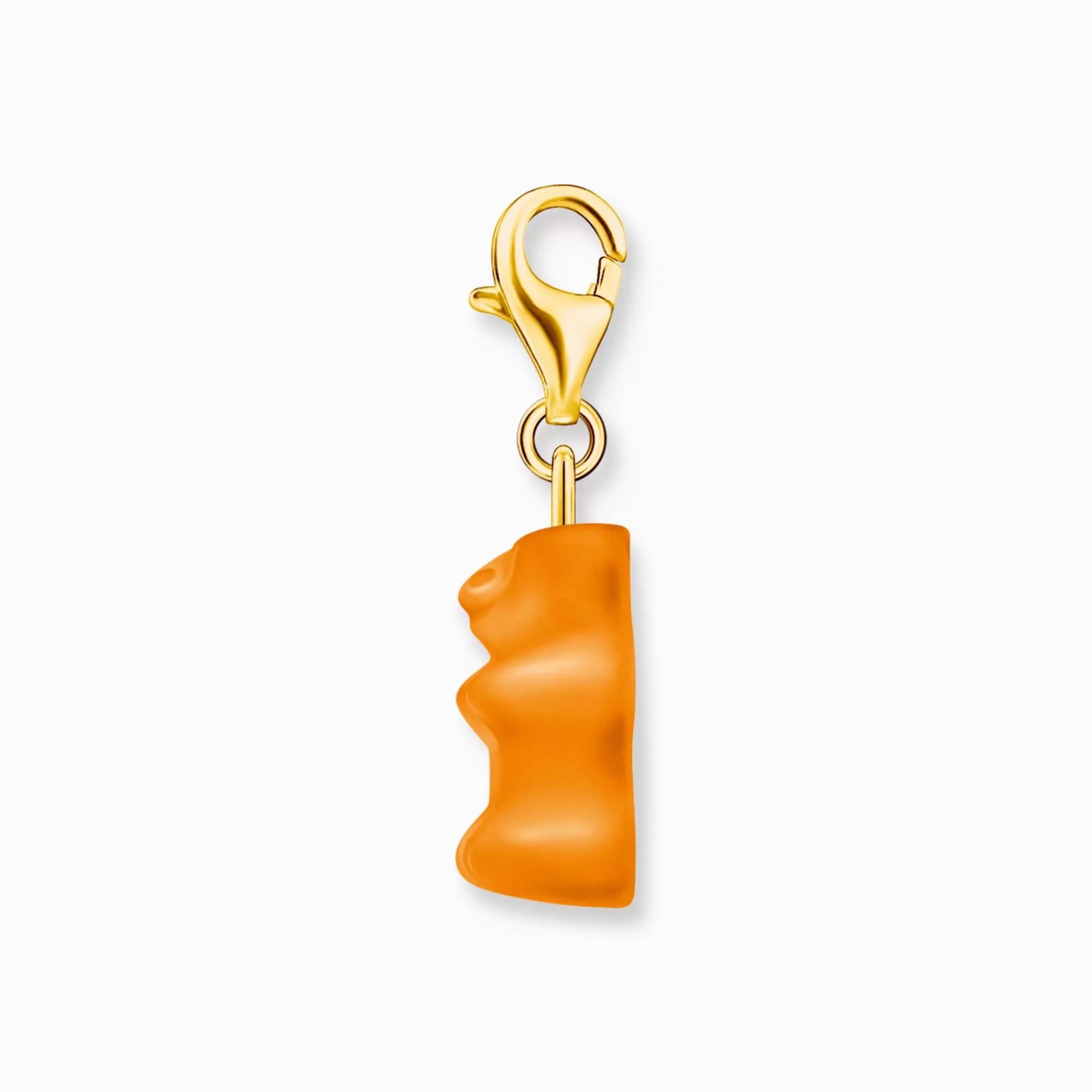 New Charm de Osito de Oro naranja con baño de oro Mujer Charms | Charms
