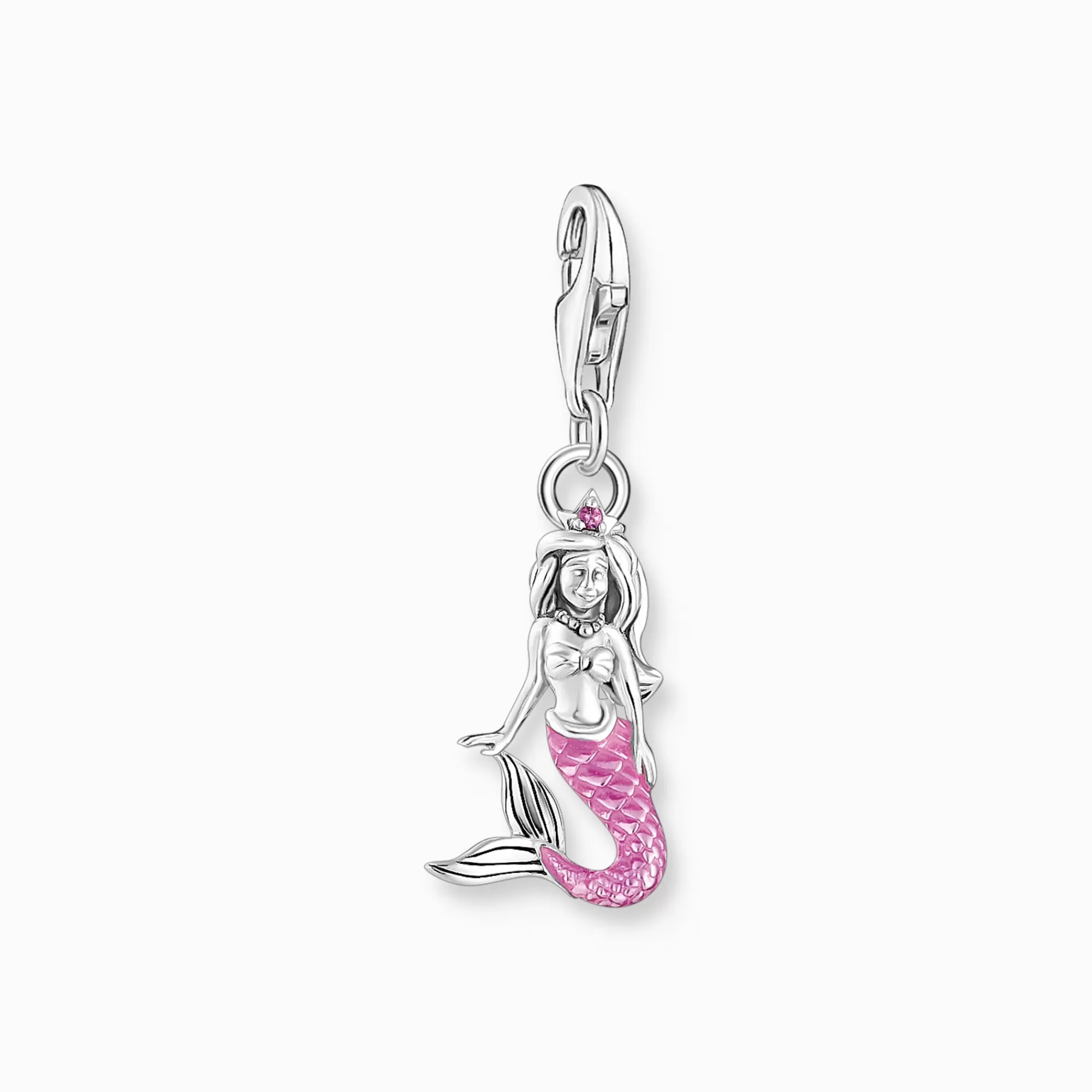 Cheap Charm de plata con diseño de sirenita Mujer Charms | Charms