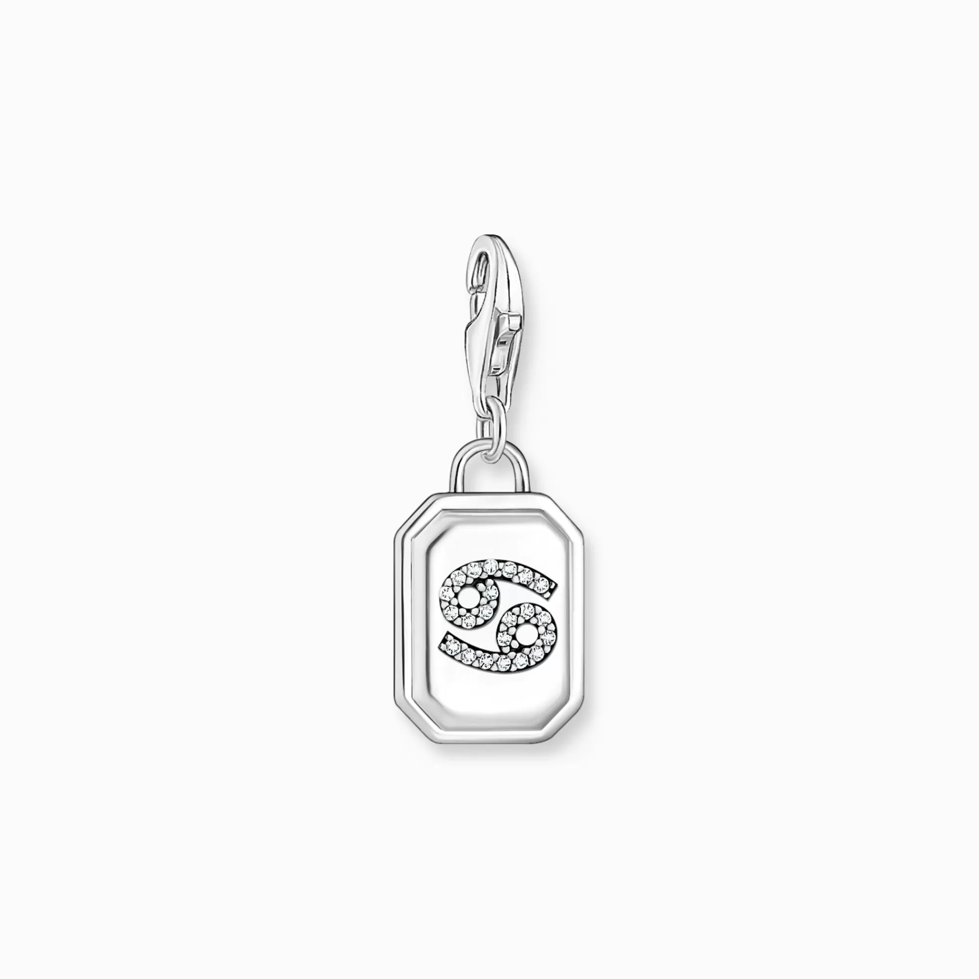 Flash Sale Charm de plata con el signo del Zodiaco Cáncer con piedras Mujer Charms | Charms