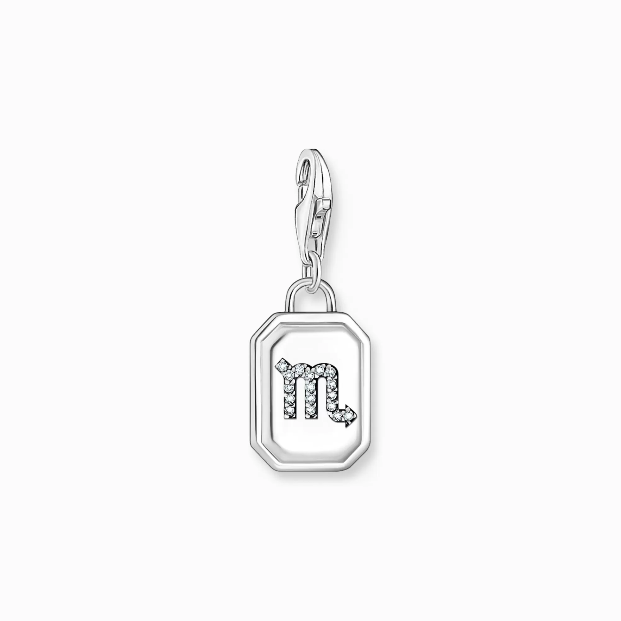Cheap Charm de plata con el signo del Zodiaco Escorpio con piedras Mujer Charms | Charms
