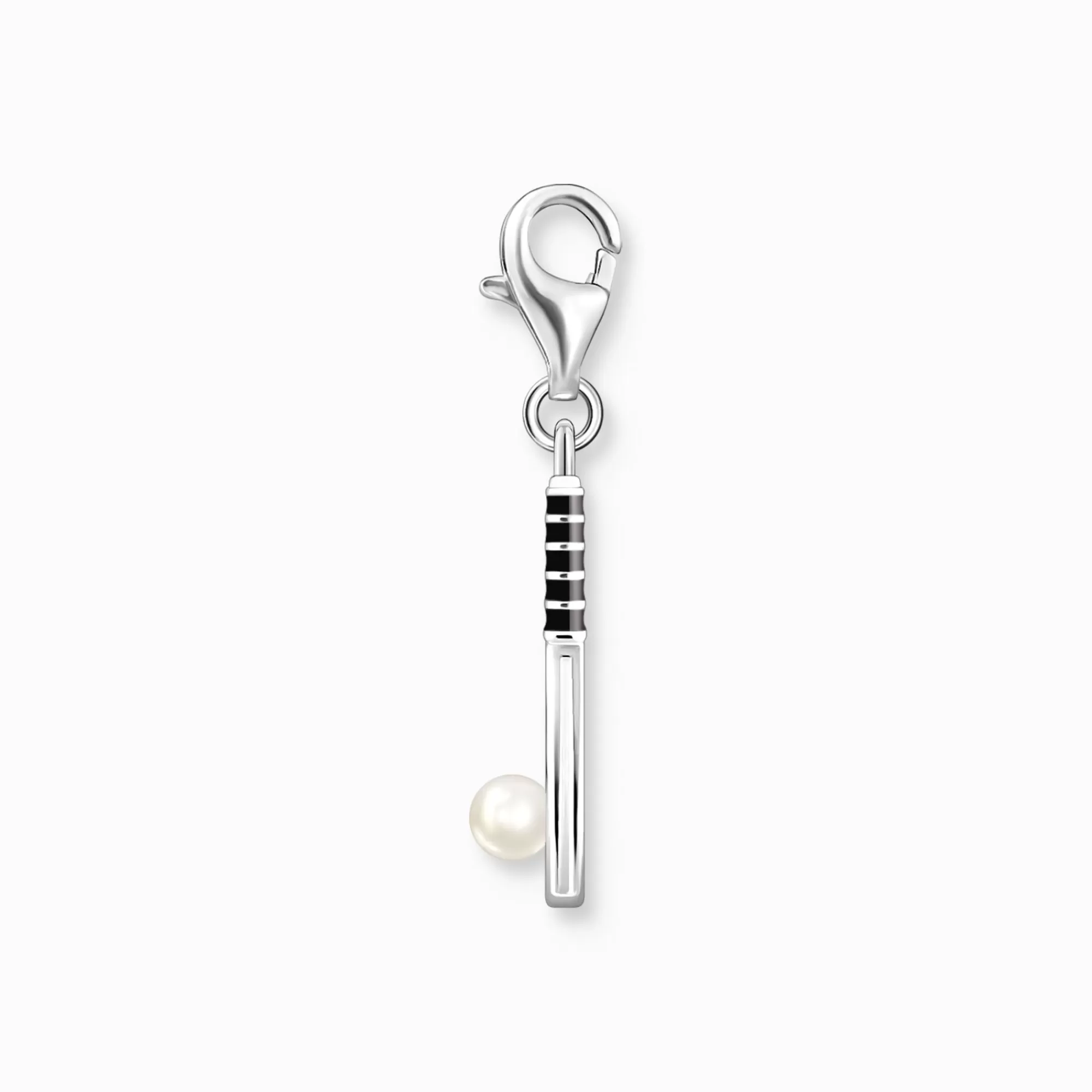 Discount Charm de plata en forma de raqueta de tenis con perla Mujer Charms | Charms