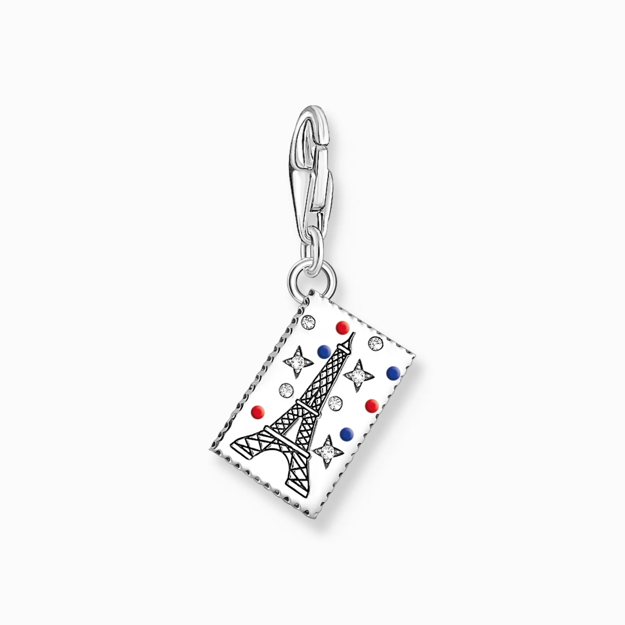 Fashion Charm de sello con la Torre Eiffel de plata Mujer Charms | Charms
