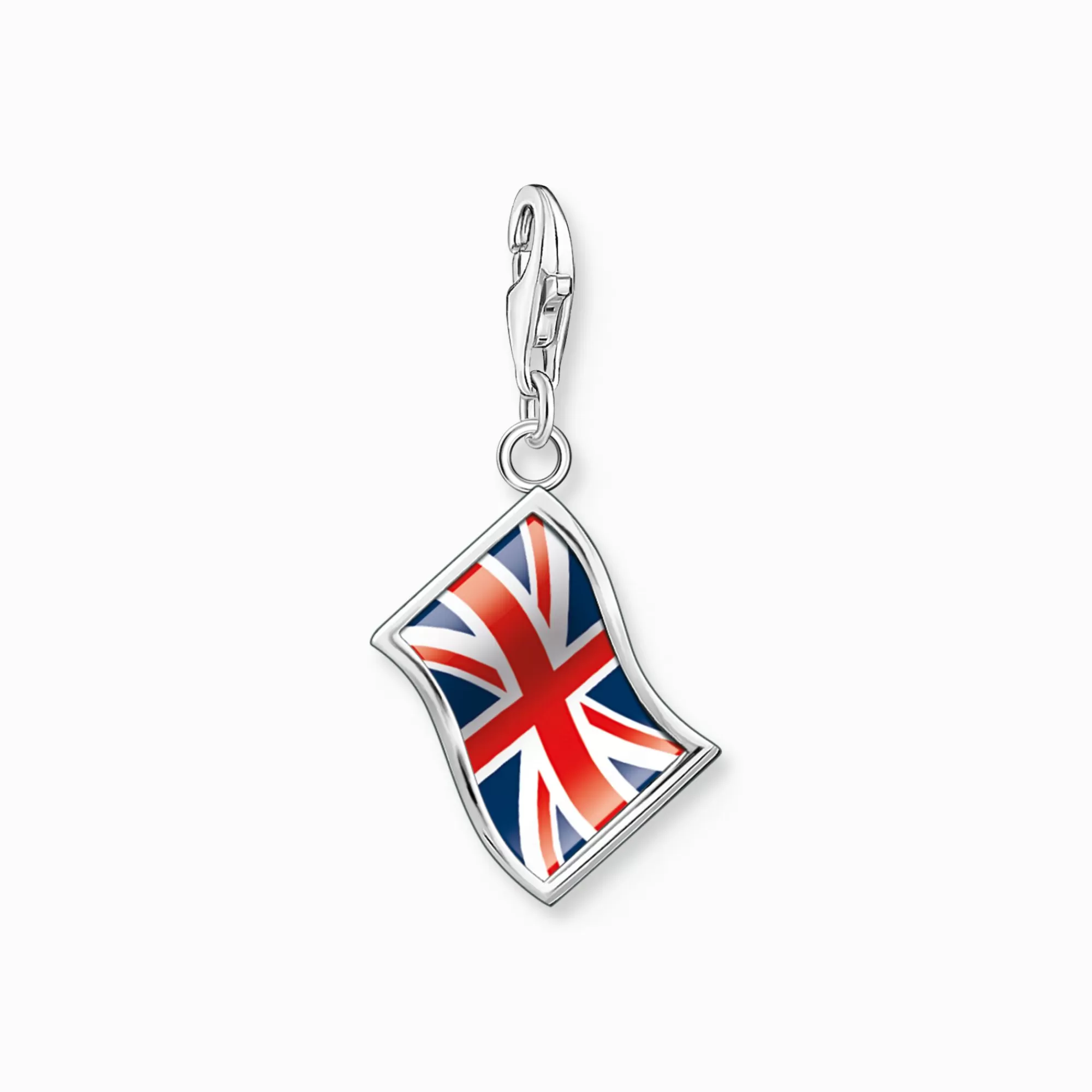 Best Sale Charm LONDON bandera del Reino Unido realizado en plata Mujer Charms | Charms