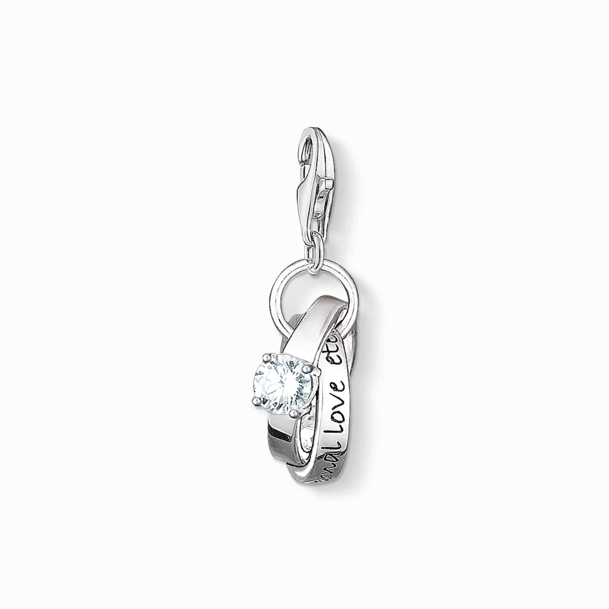 Best colgante Charm alianzas Mujer Plata 925