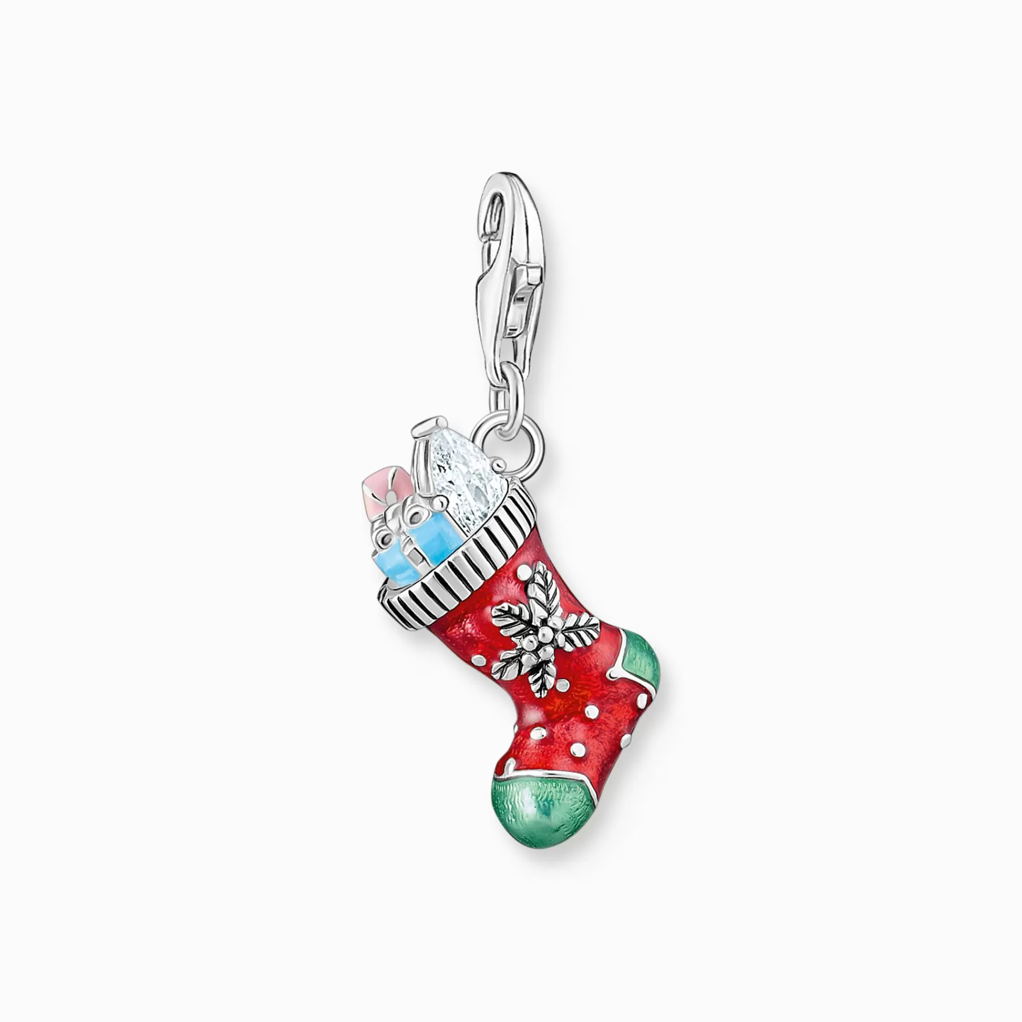 Store Colgante Charm Calcetines de Navidad encanto de plata Mujer Charms | Charms