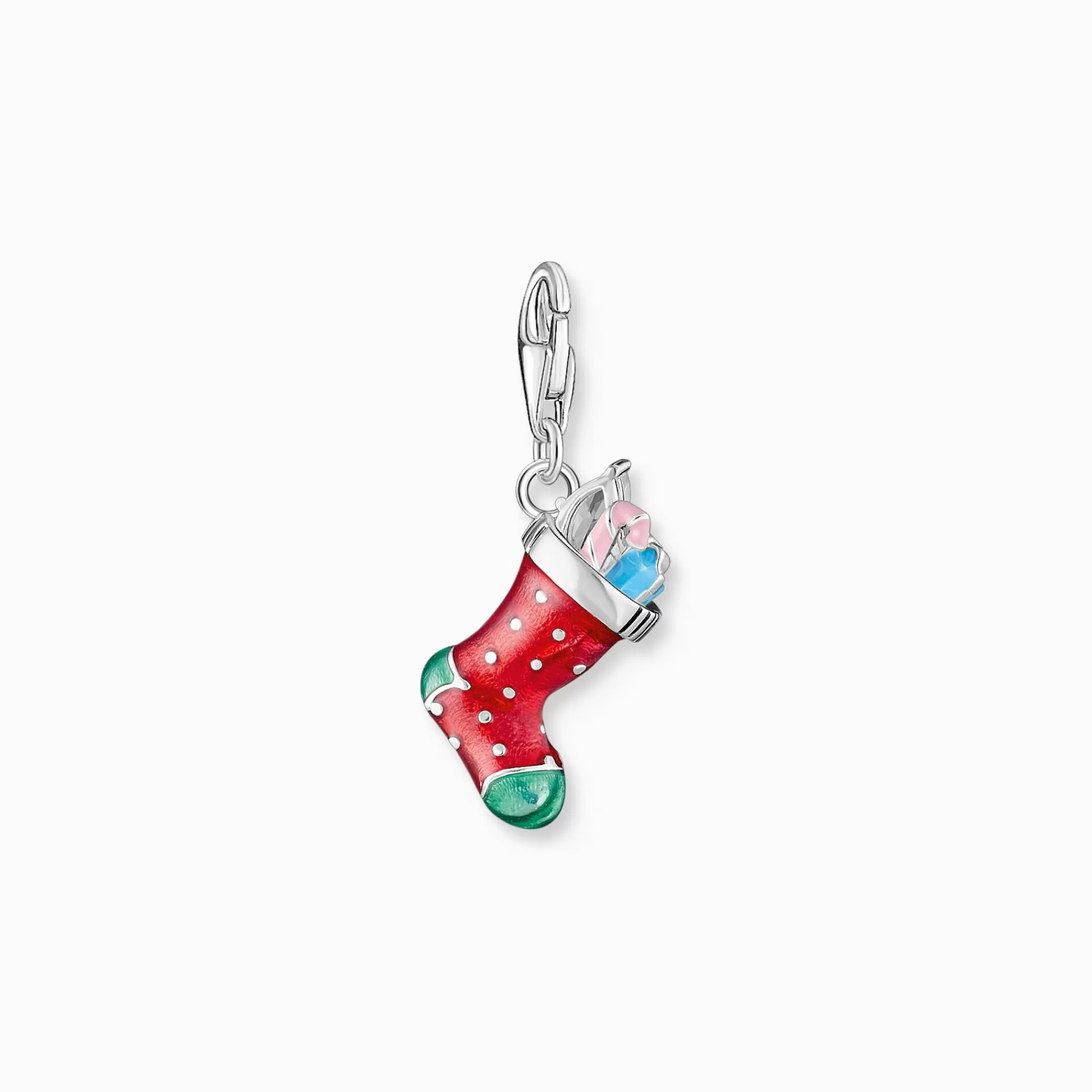 Store Colgante Charm Calcetines de Navidad encanto de plata Mujer Charms | Charms