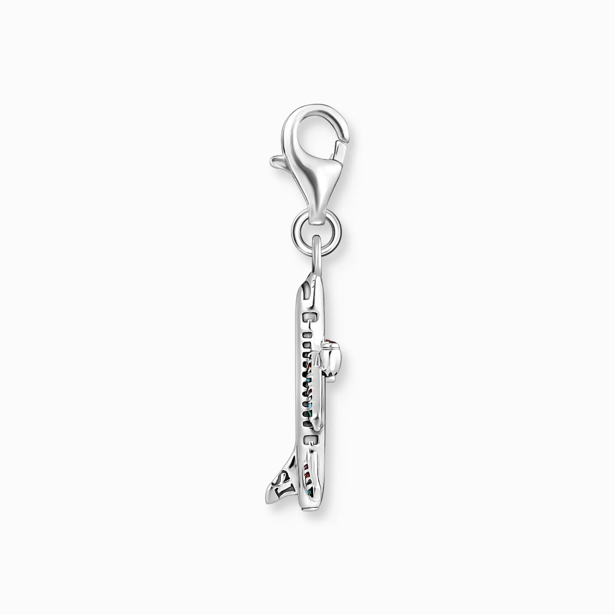 Flash Sale Colgante Charm con avión de colores plata Mujer Charms | Charms