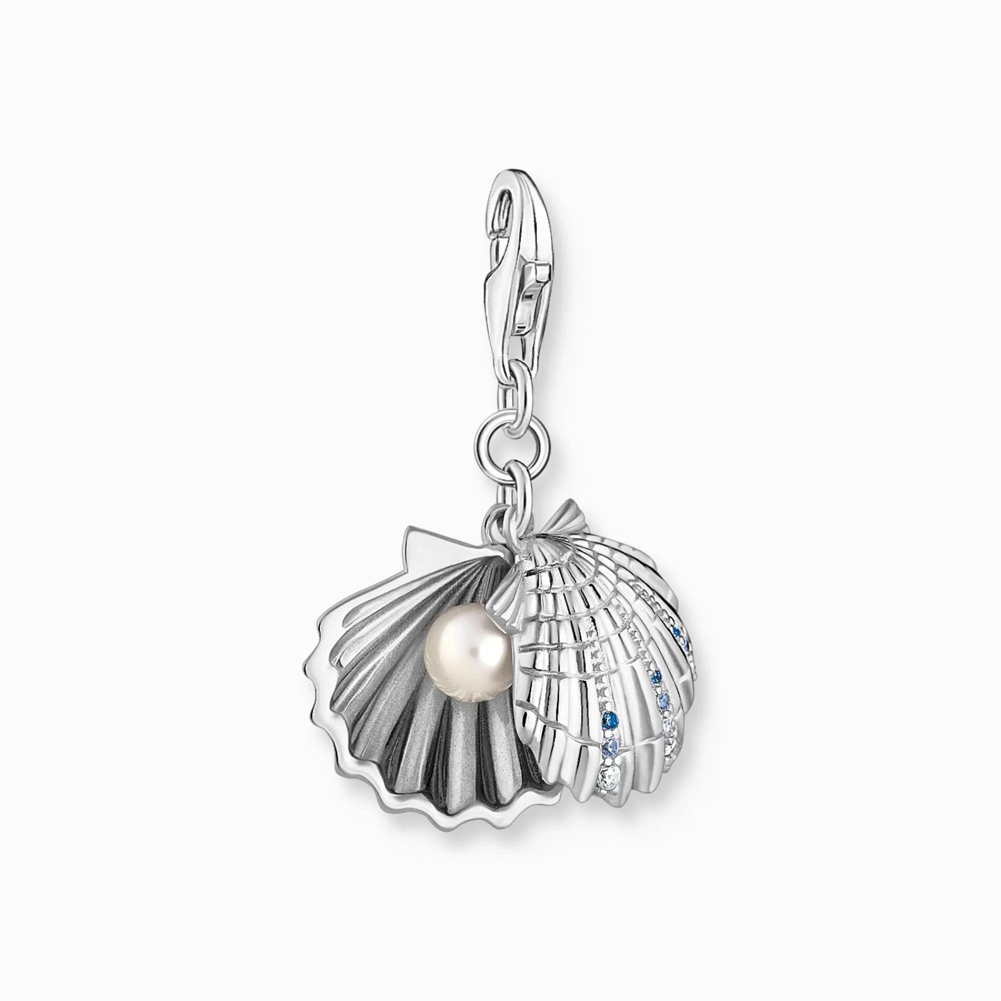 Hot Colgante Charm concha plata Mujer Charms | Charms