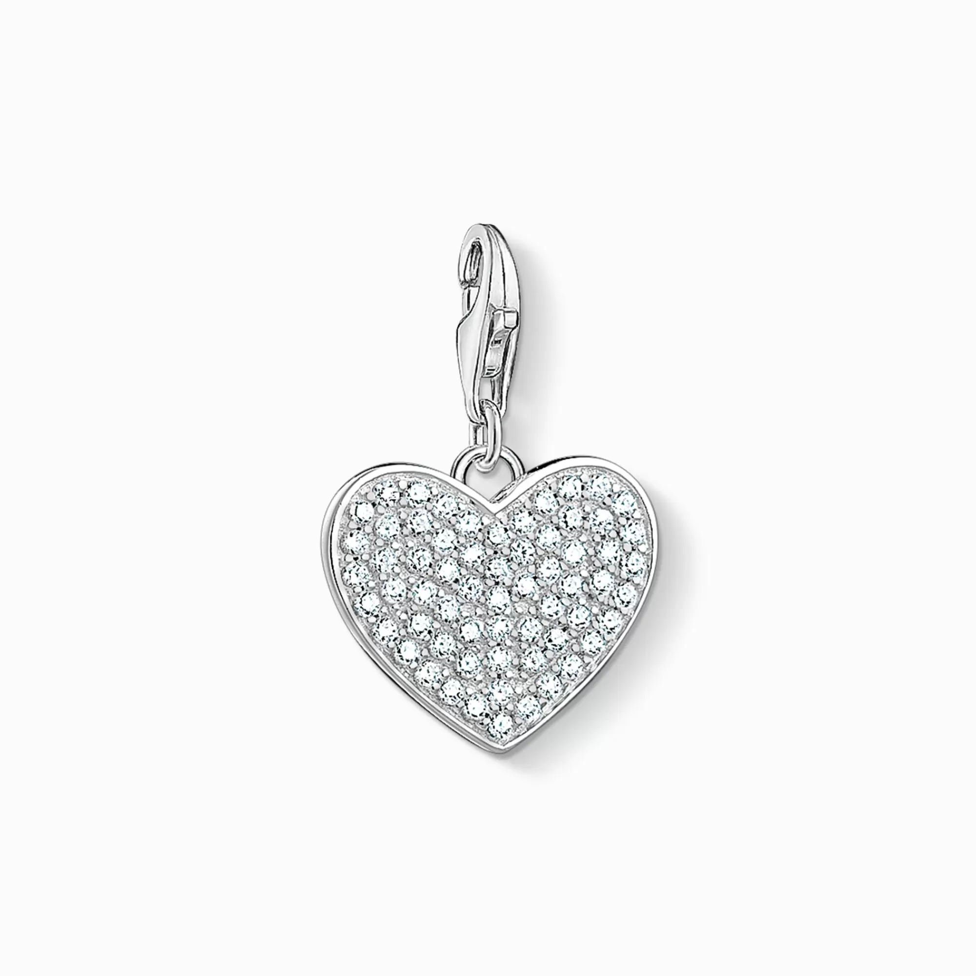 Fashion colgante Charm corazón de pavé Mujer Charms | Charms