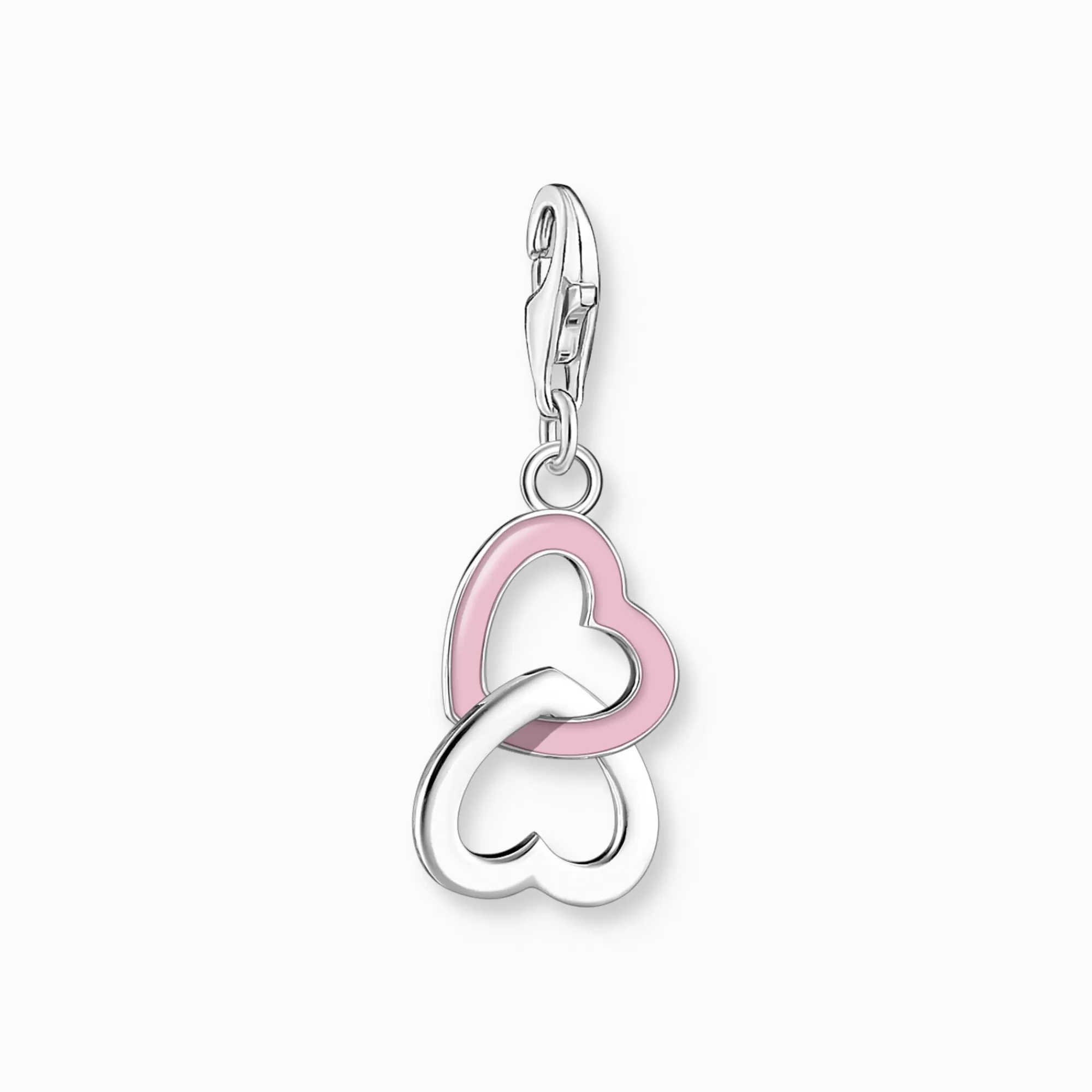 Outlet Colgante Charm corazón rosa plata Mujer Charms | Charms