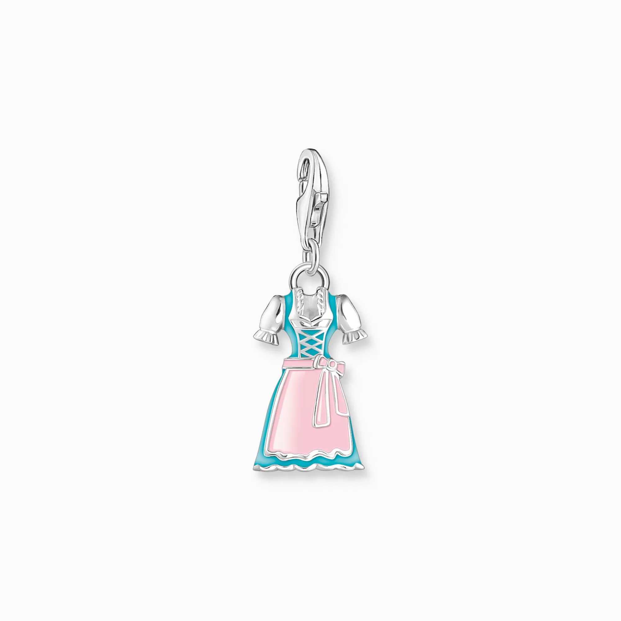 Hot Colgante Charm dirndl color plata Mujer Charms | Charms