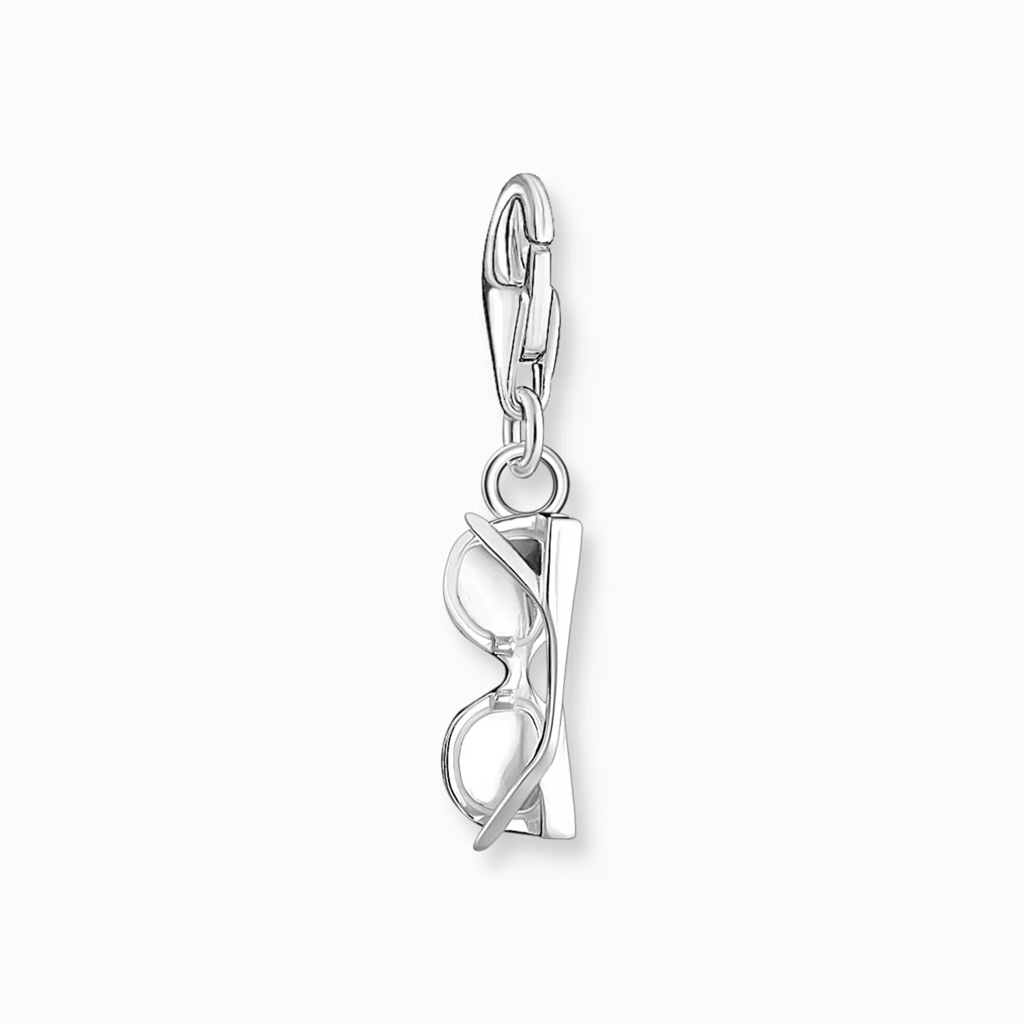 Online Colgante Charm gafas de sol rosa con piedras blancas plata Mujer Charms | Charms