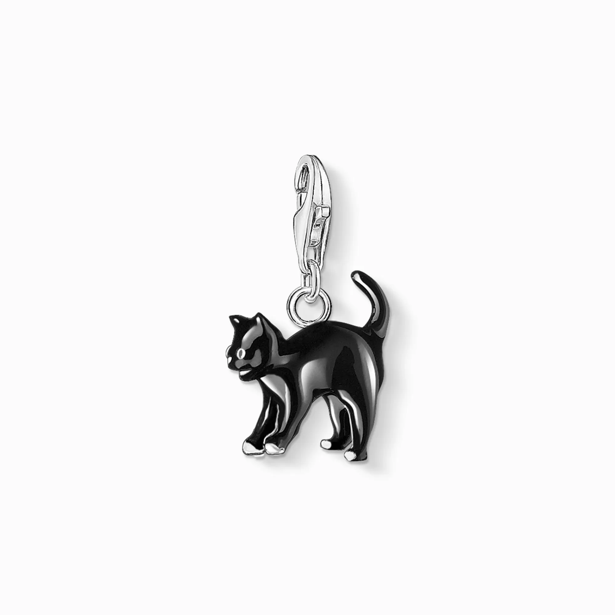 Clearance colgante Charm gato negro Mujer Charms | Charms