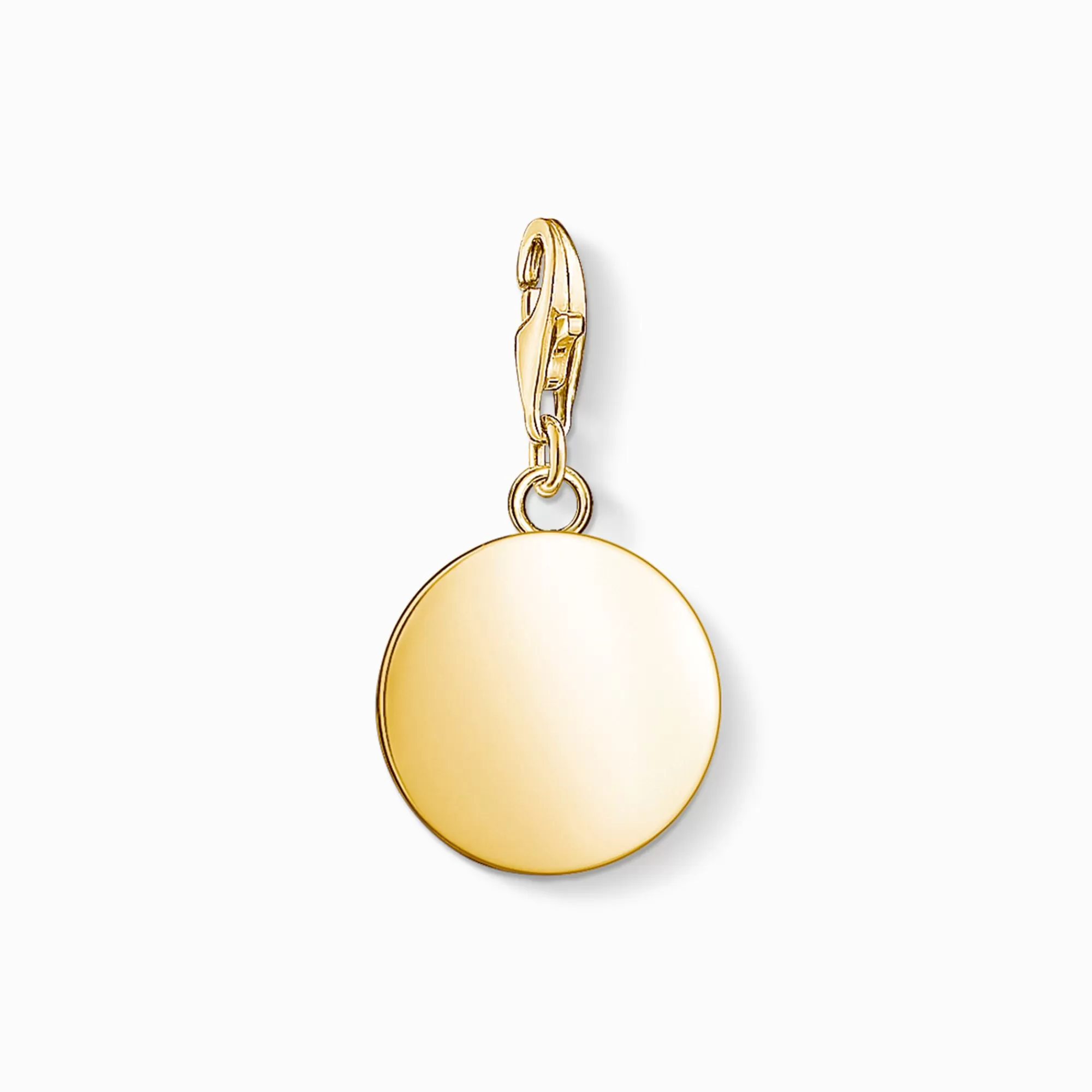 Clearance colgante Charm medalla Mujer Baño De Oro De 18 Quilates - Plata 925