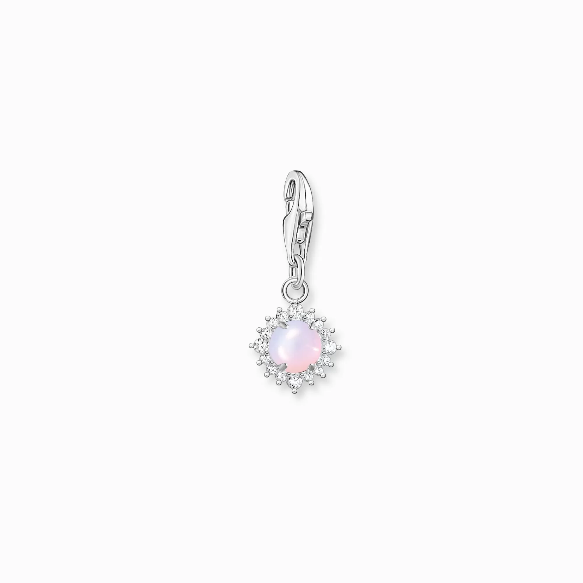 Flash Sale Colgante Charm opalina rosa irisado Mujer Charms | Charms