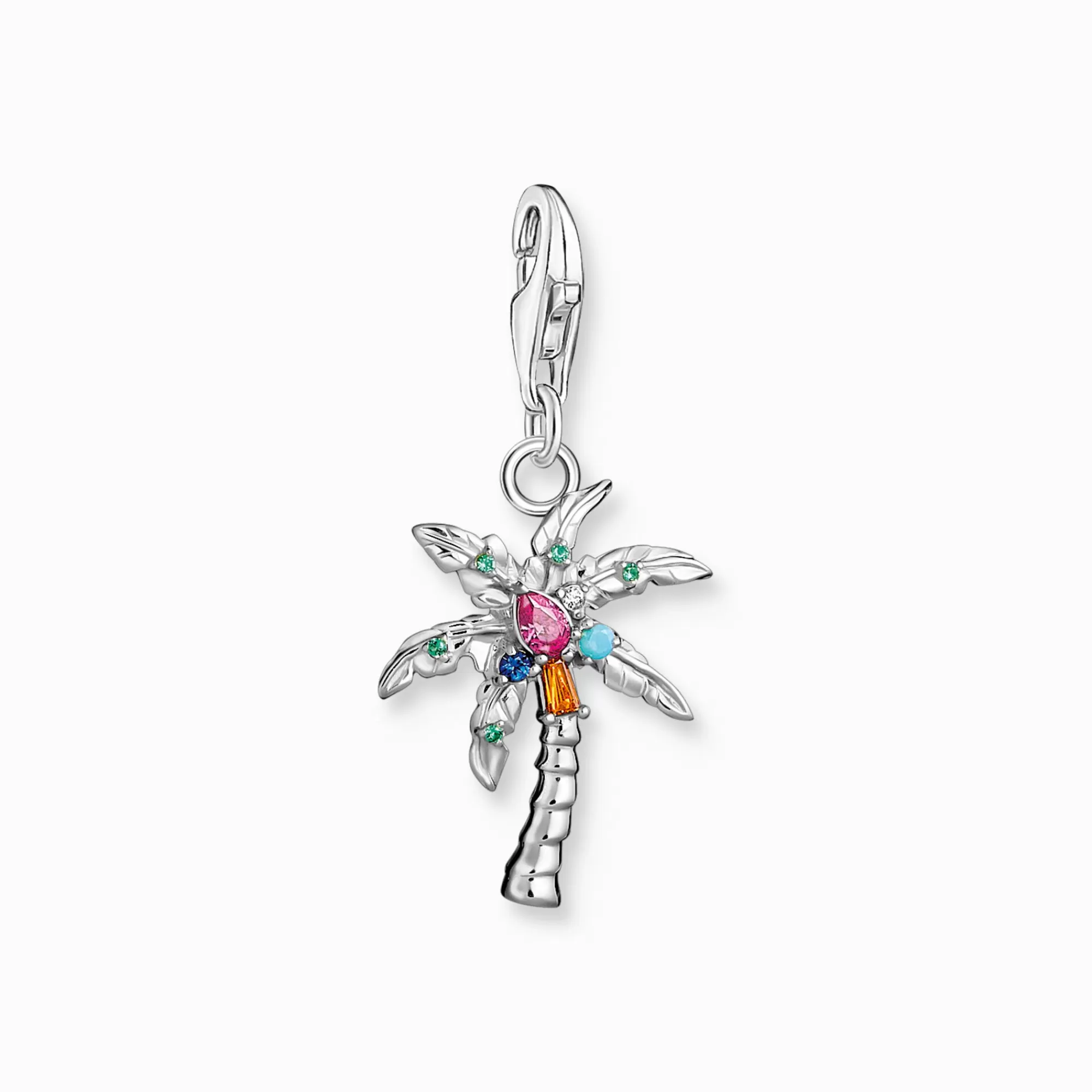 Discount Colgante Charm palmera de colores plata Mujer Charms | Charms