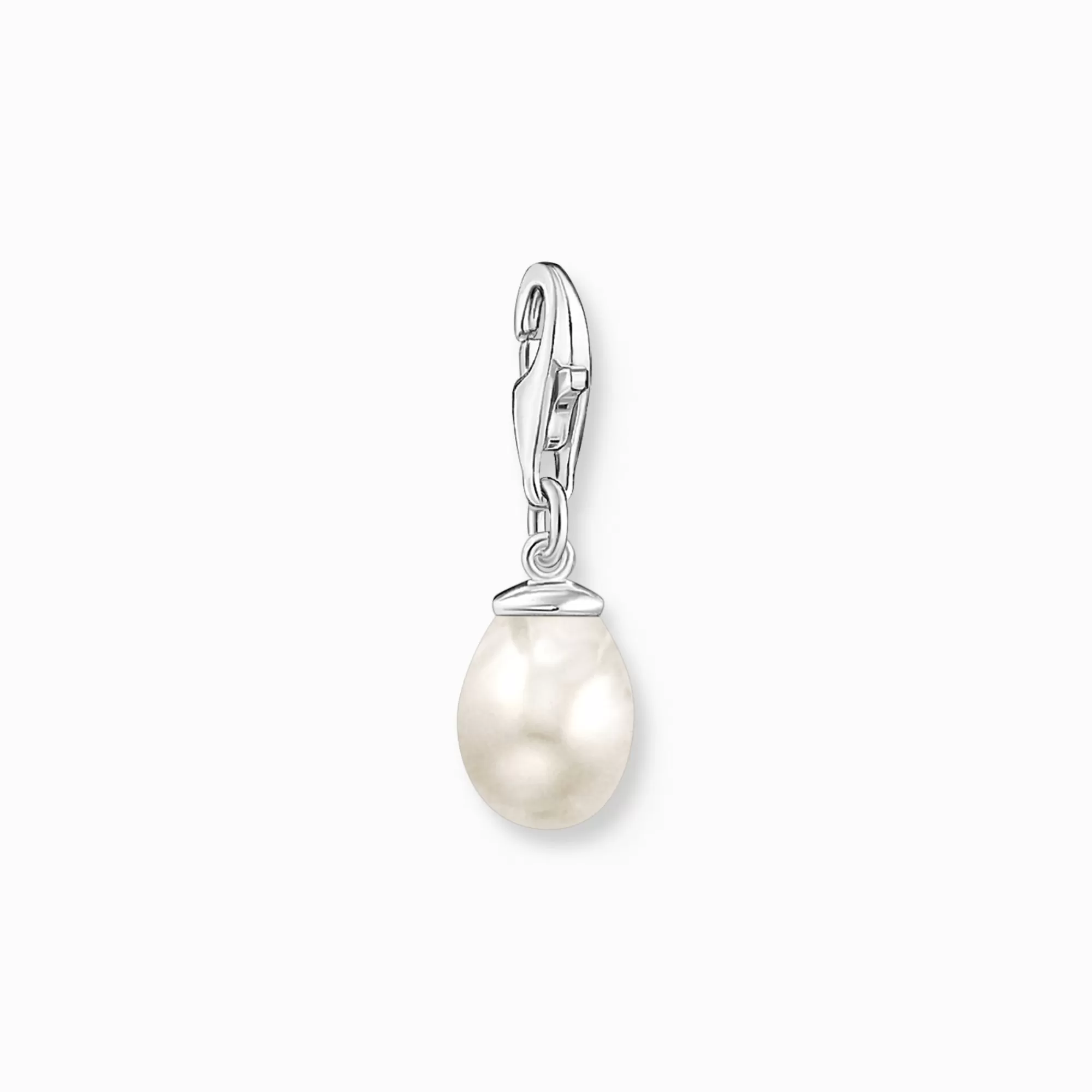 Store Colgante Charm perla blanca plata Mujer Charms | Charms