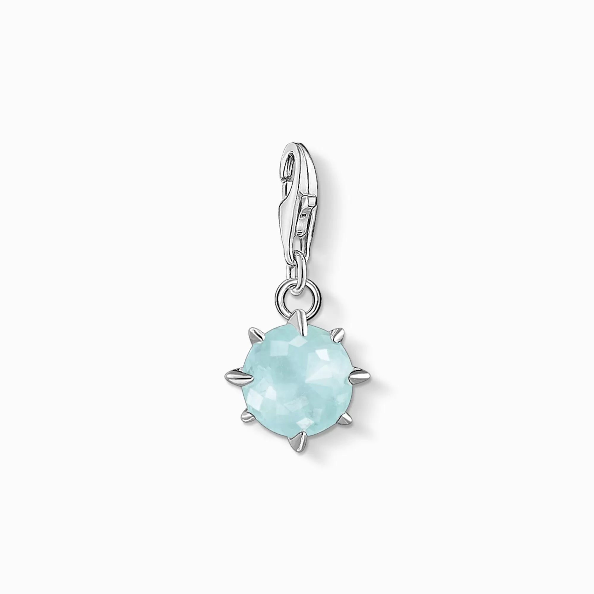 Best Sale colgante Charm piedra natal marzo Mujer Charms | Charms