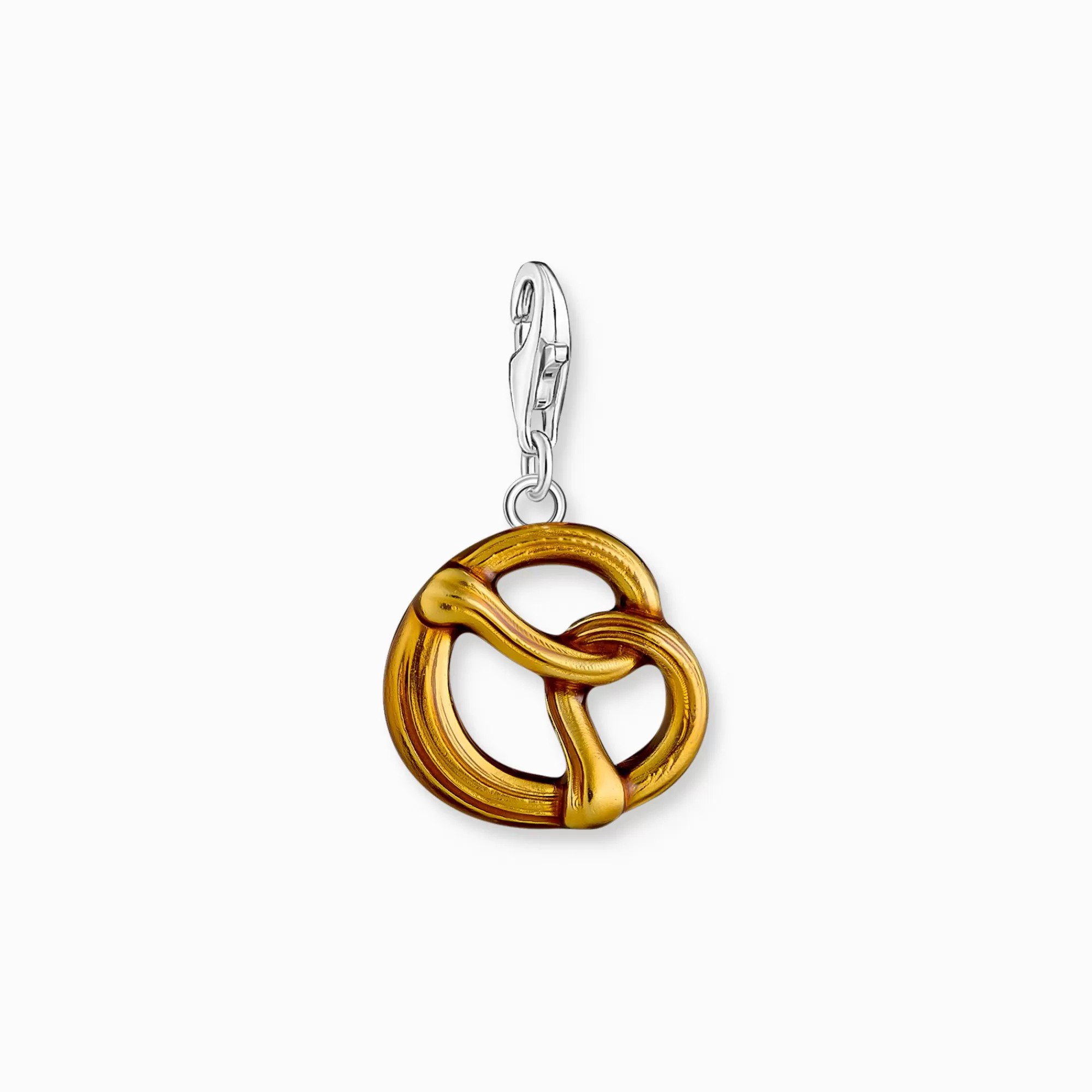 Fashion Colgante Charm pretzel plata Mujer Charms | Charms