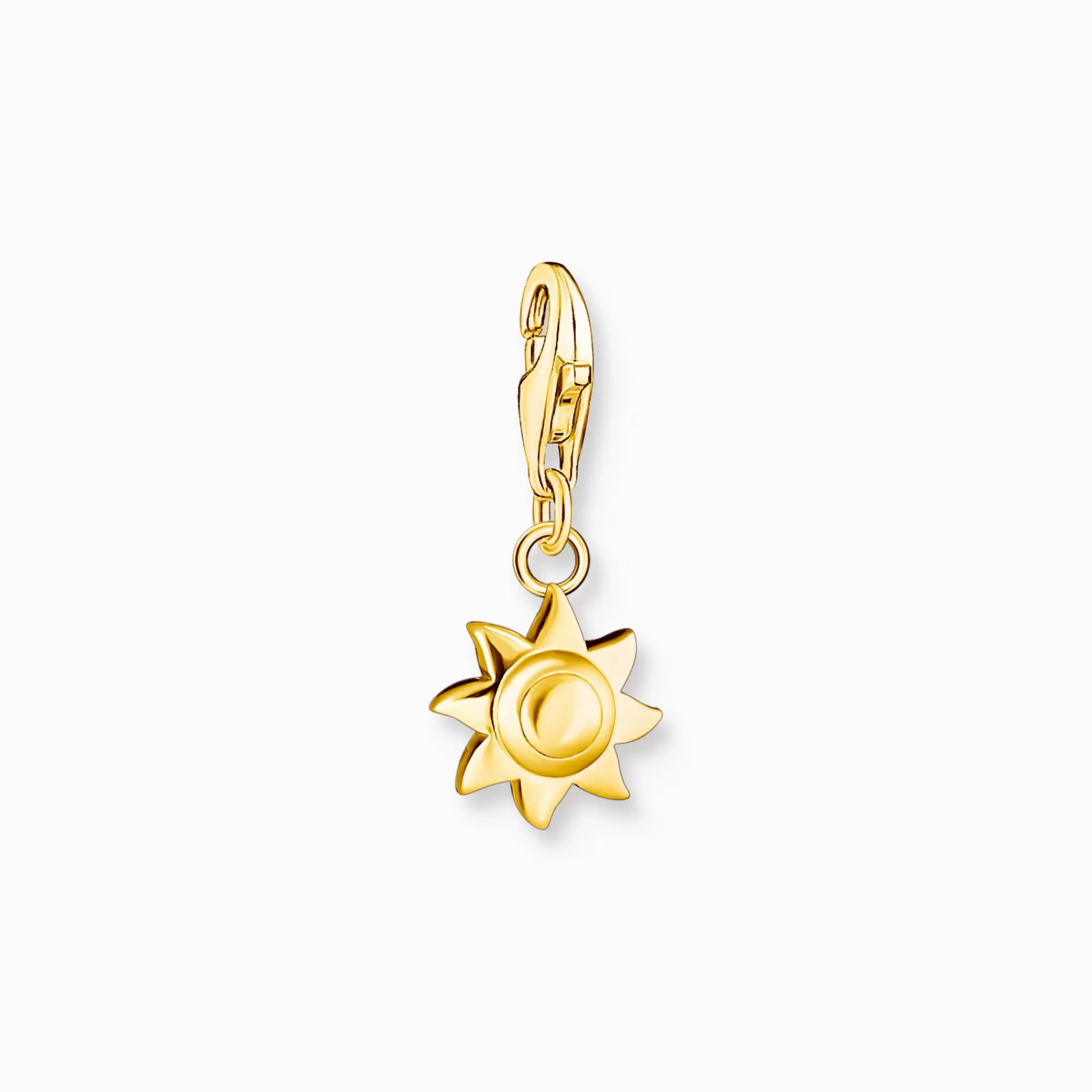 Shop Colgante Charm Sol chapado en oro Mujer Charms | Charms