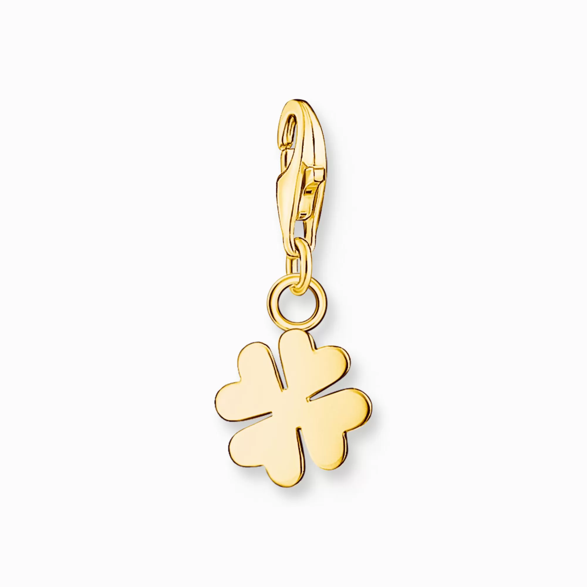 Fashion Colgante Charm trébol chapado en oro Mujer Charms | Charms