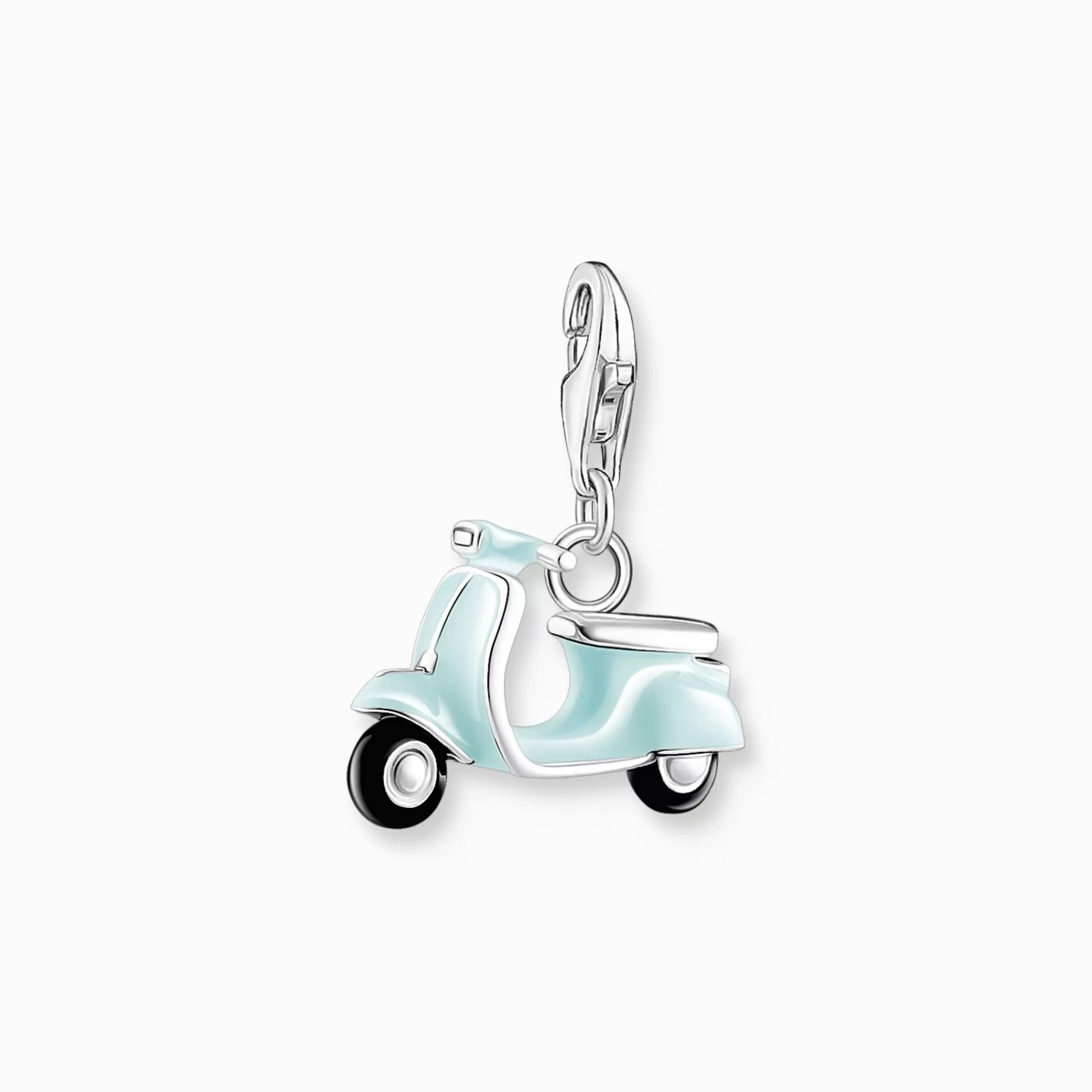 New Colgante Charm turquesa scooter plata Mujer Charms | Charms